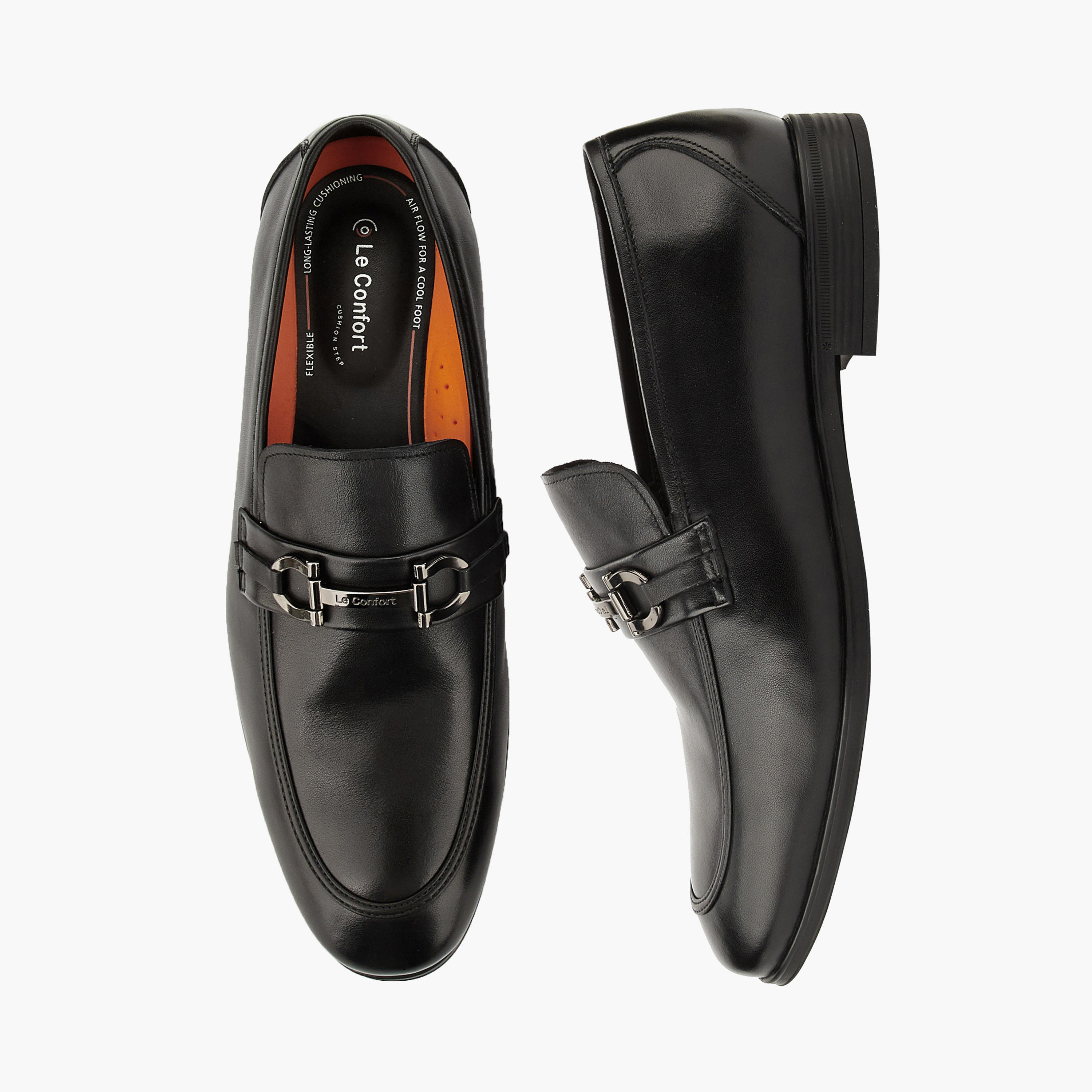 Le Confort Men Genuine Leather Slip-On Loafers-men-shoes-loafersandmoccasins-image-1