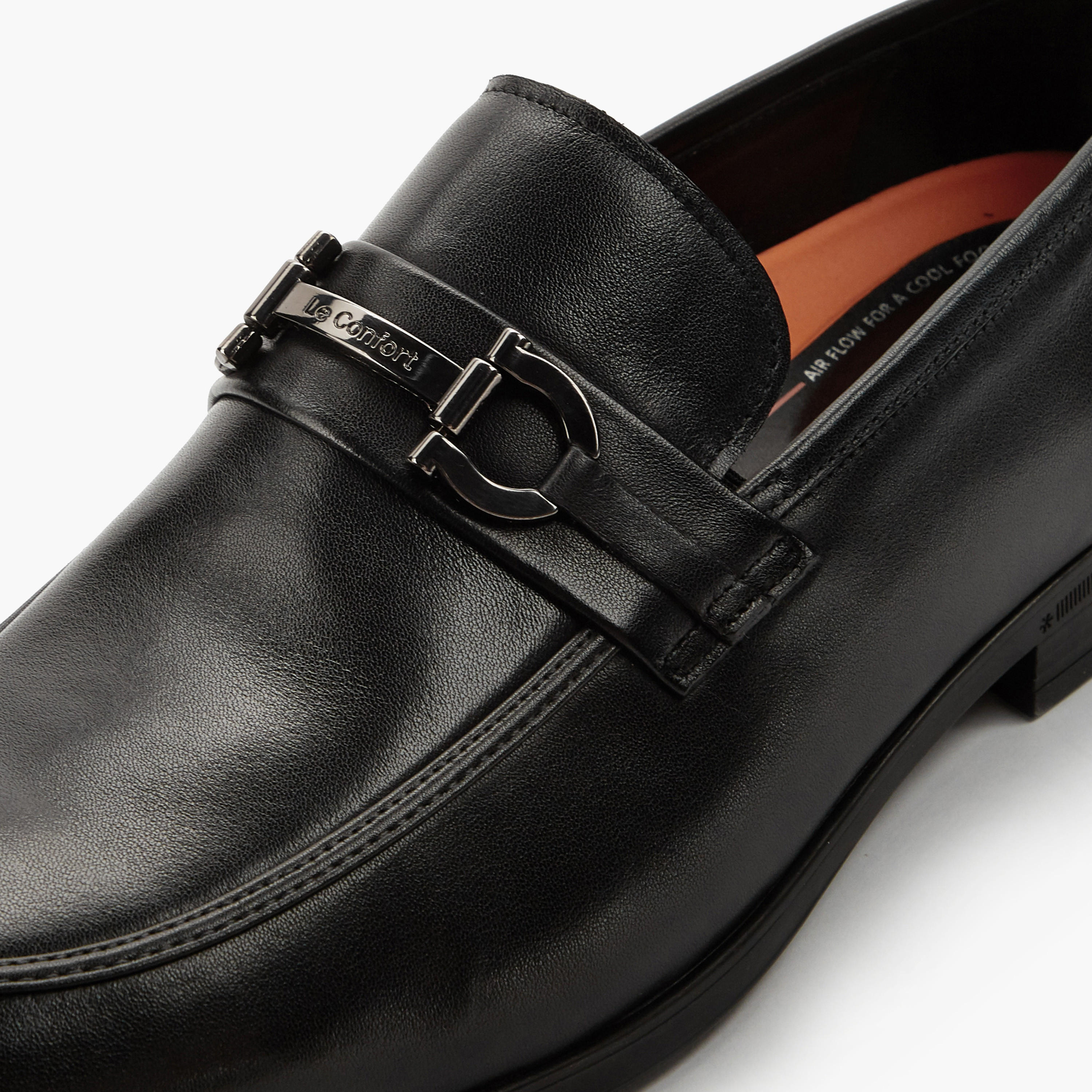 Le Confort Men Genuine Leather Slip-On Loafers-men-shoes-loafersandmoccasins-image-4