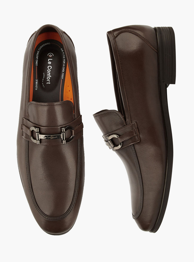Le Confort Men Genuine Leather Slip-On Loafers-men-shoes-loafersandmoccasins-image-1