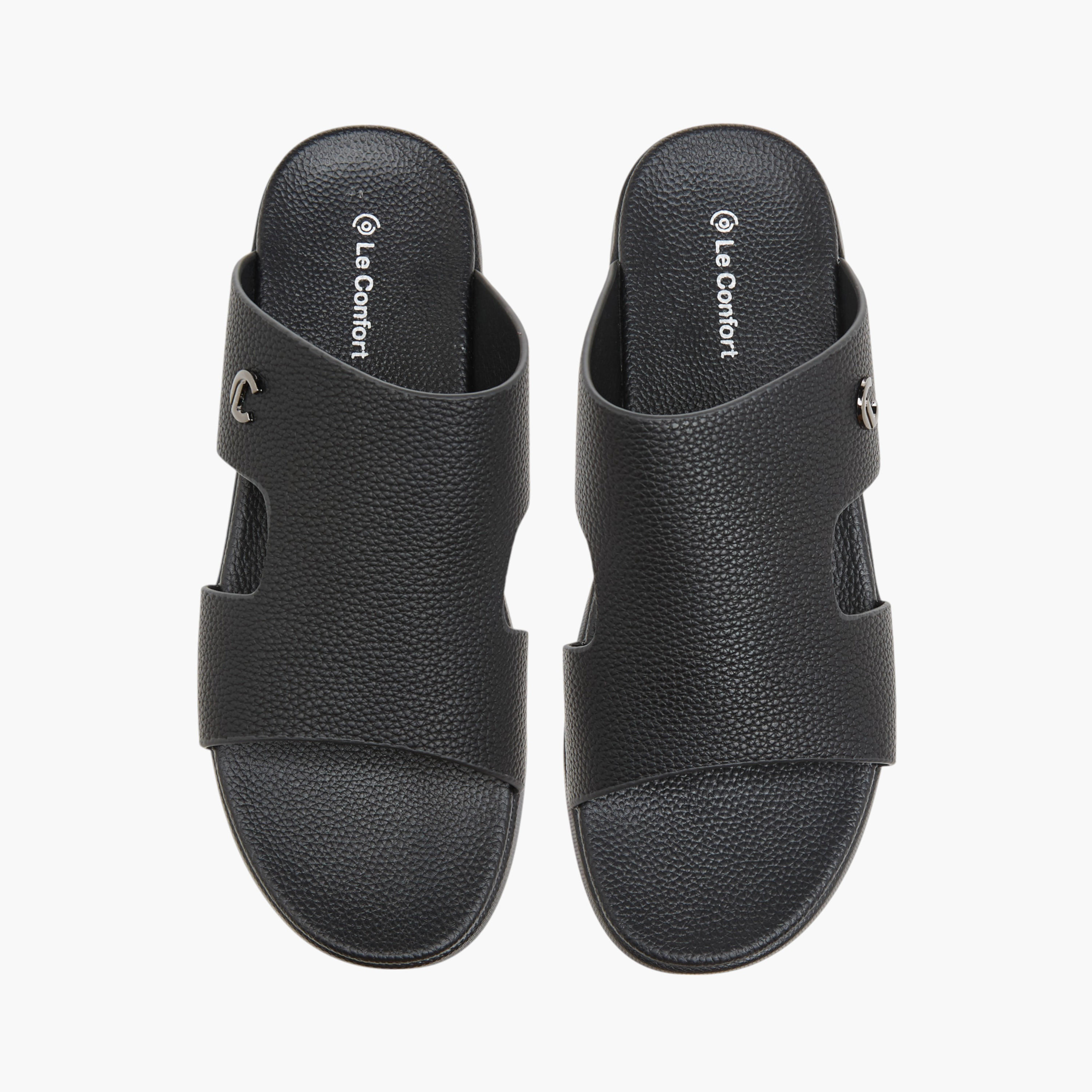Le Confort Cut-Out Detail Slip-On Sandals-men-shoes-sandals-image-1