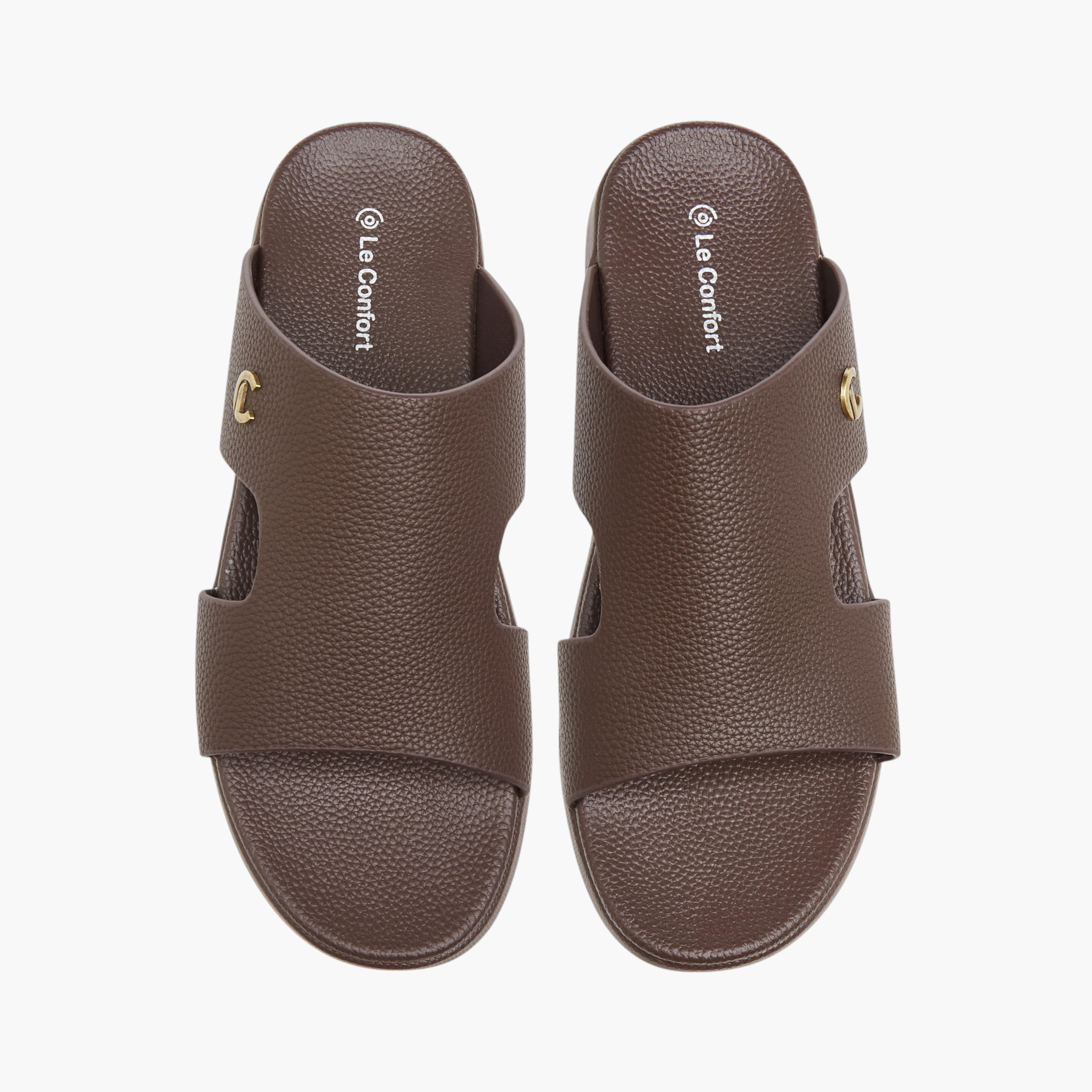 Le Confort Cut-Out Detail Slip-On Sandals-men-shoes-sandals-image-1