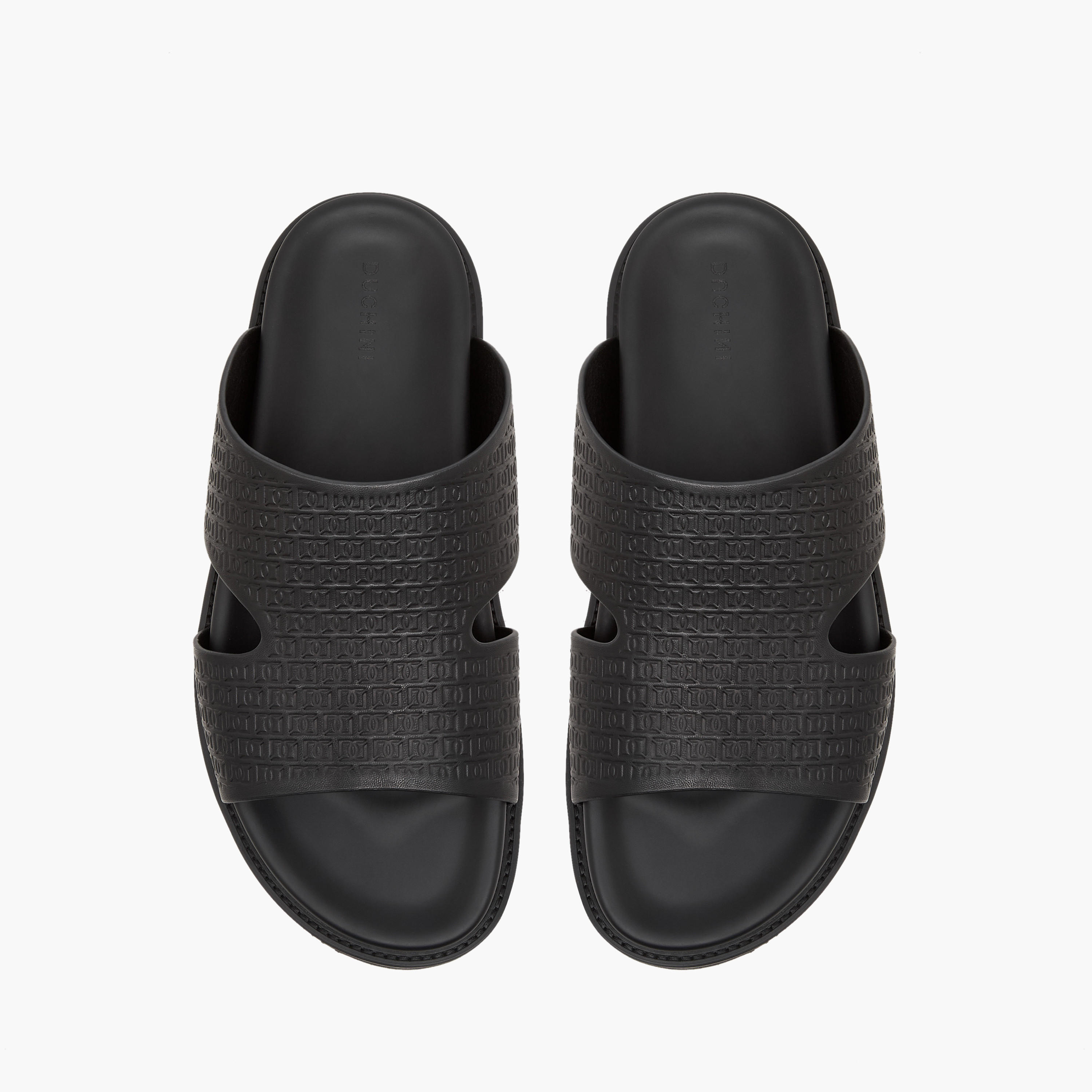 صندل مريح وسهل الارتداء بنقوش شعار للرجال من دوشيني-men-shoes-sandals-image-1