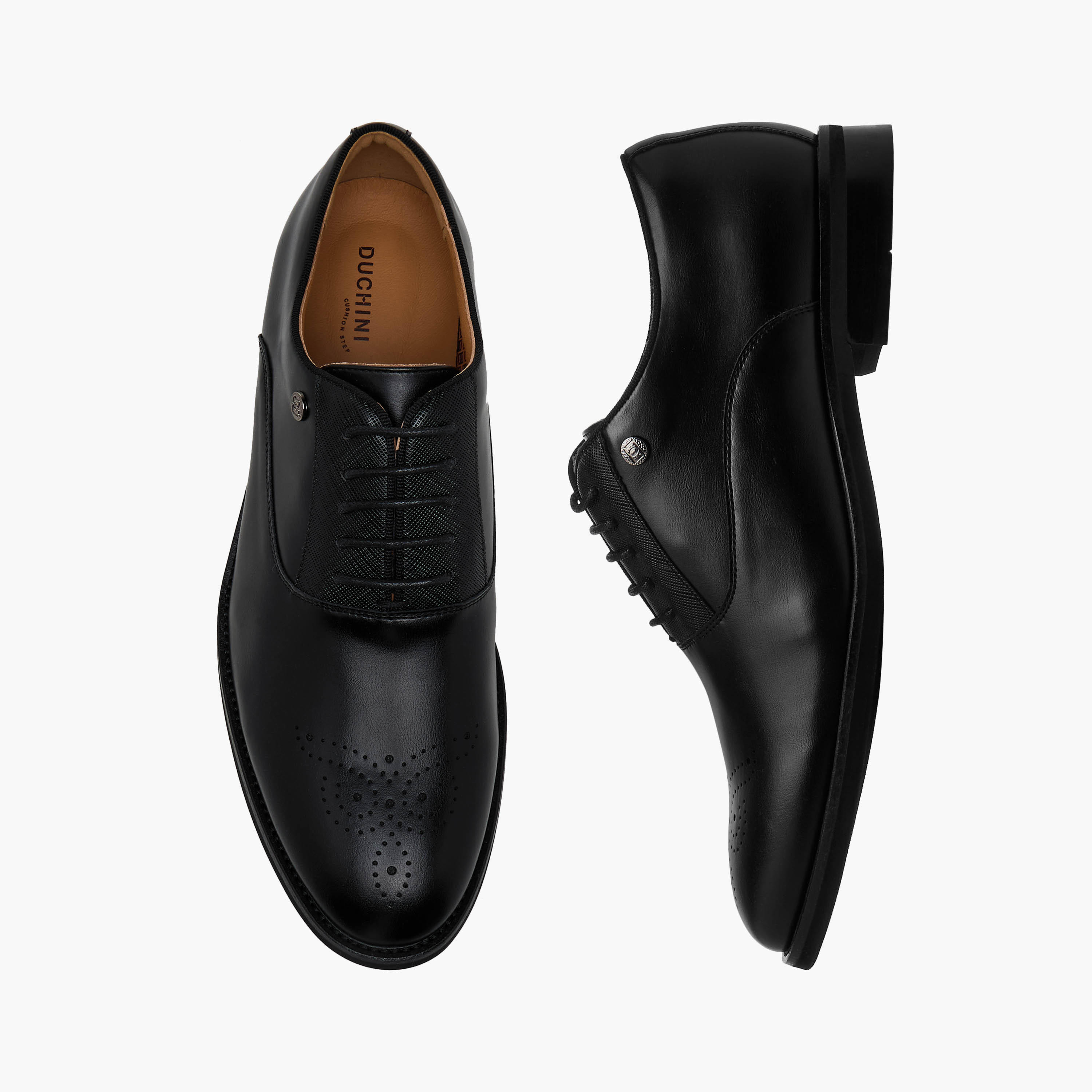 Duchini Men Lace-Up Oxford Shoes-men-shoes-formalshoes-image-1