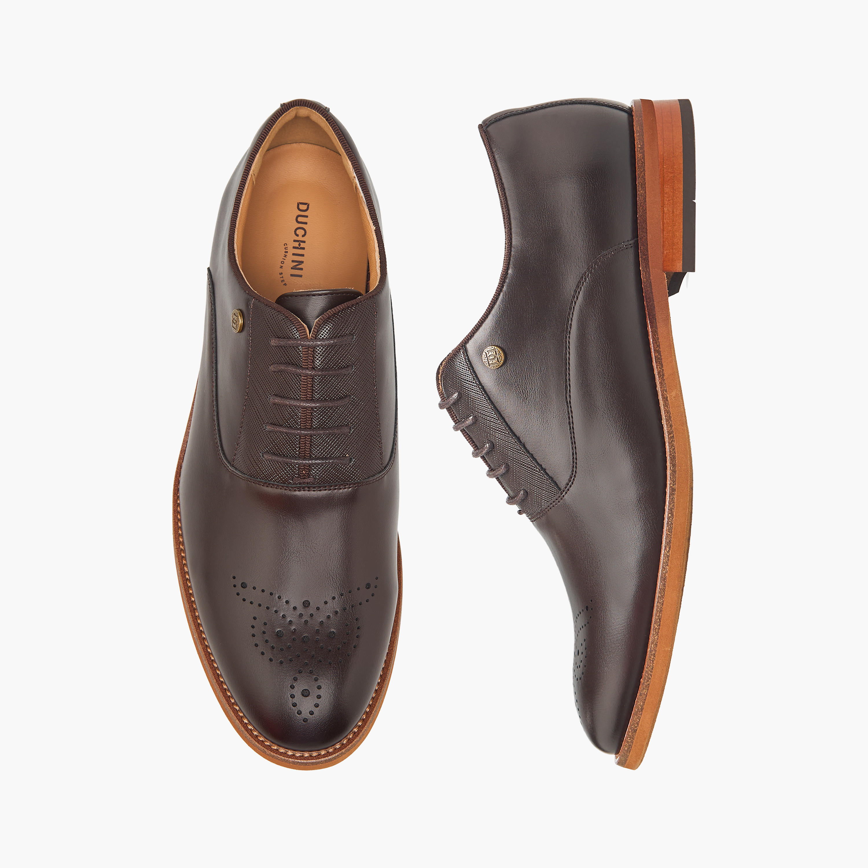 Duchini Men Lace-Up Oxford Shoes-men-shoes-formalshoes-image-1