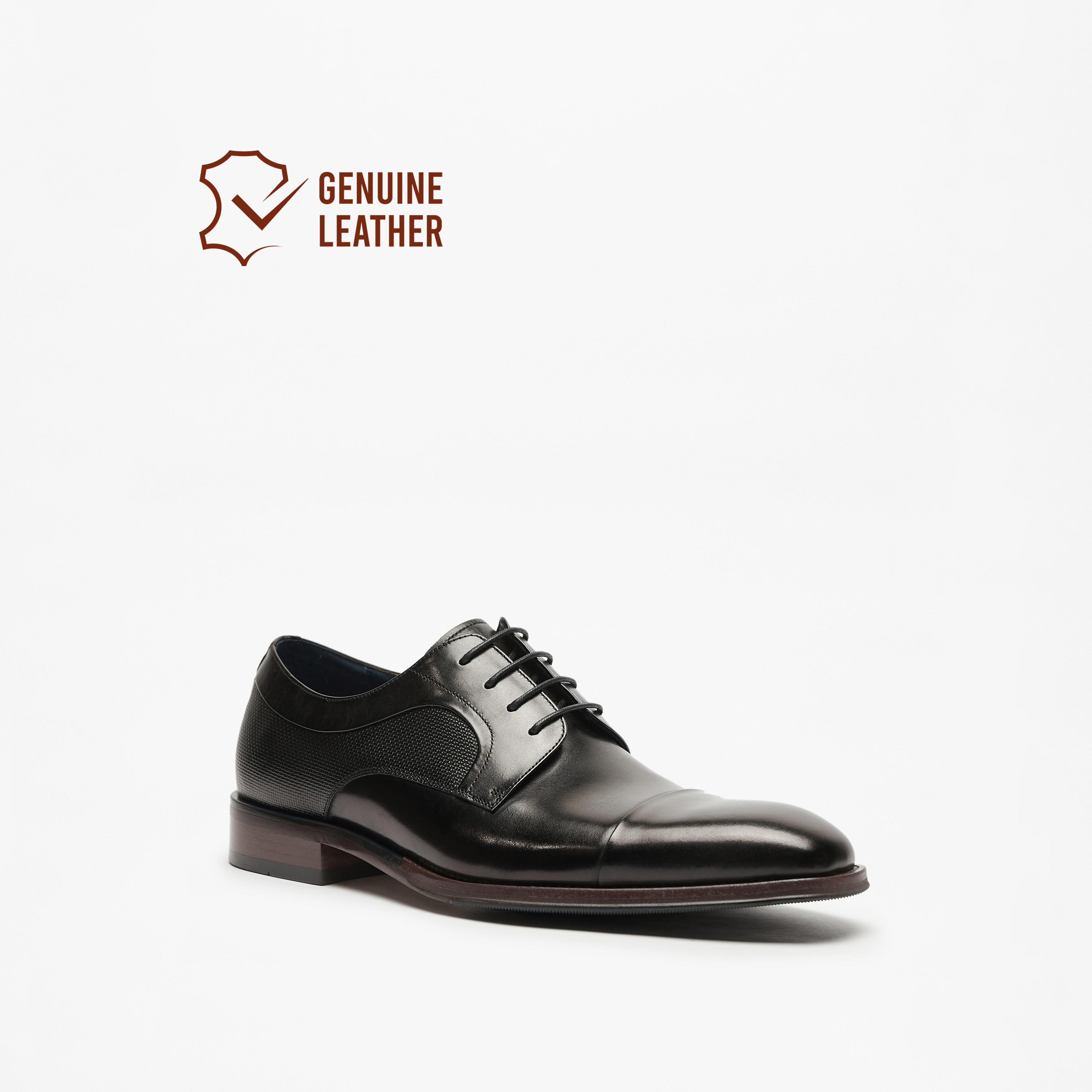 حذاء ديربي جلد برباط إغلاق للرجال من دوتشيني-men-shoes-formalshoes-image-1