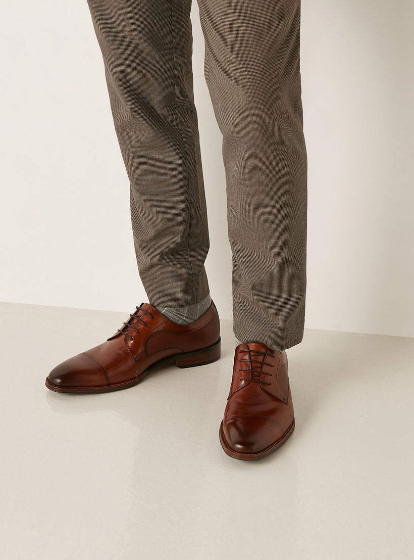 Duchini Men's Leather Lace-Up Derby Shoes-men-shoes-formalshoes-image-2