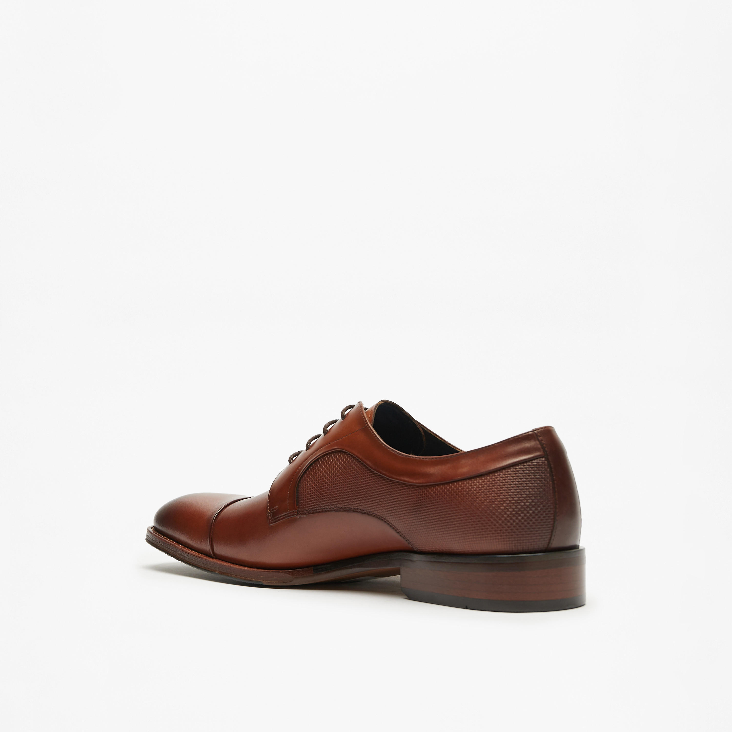 Duchini Men's Leather Lace-Up Derby Shoes-men-shoes-formalshoes-image-3