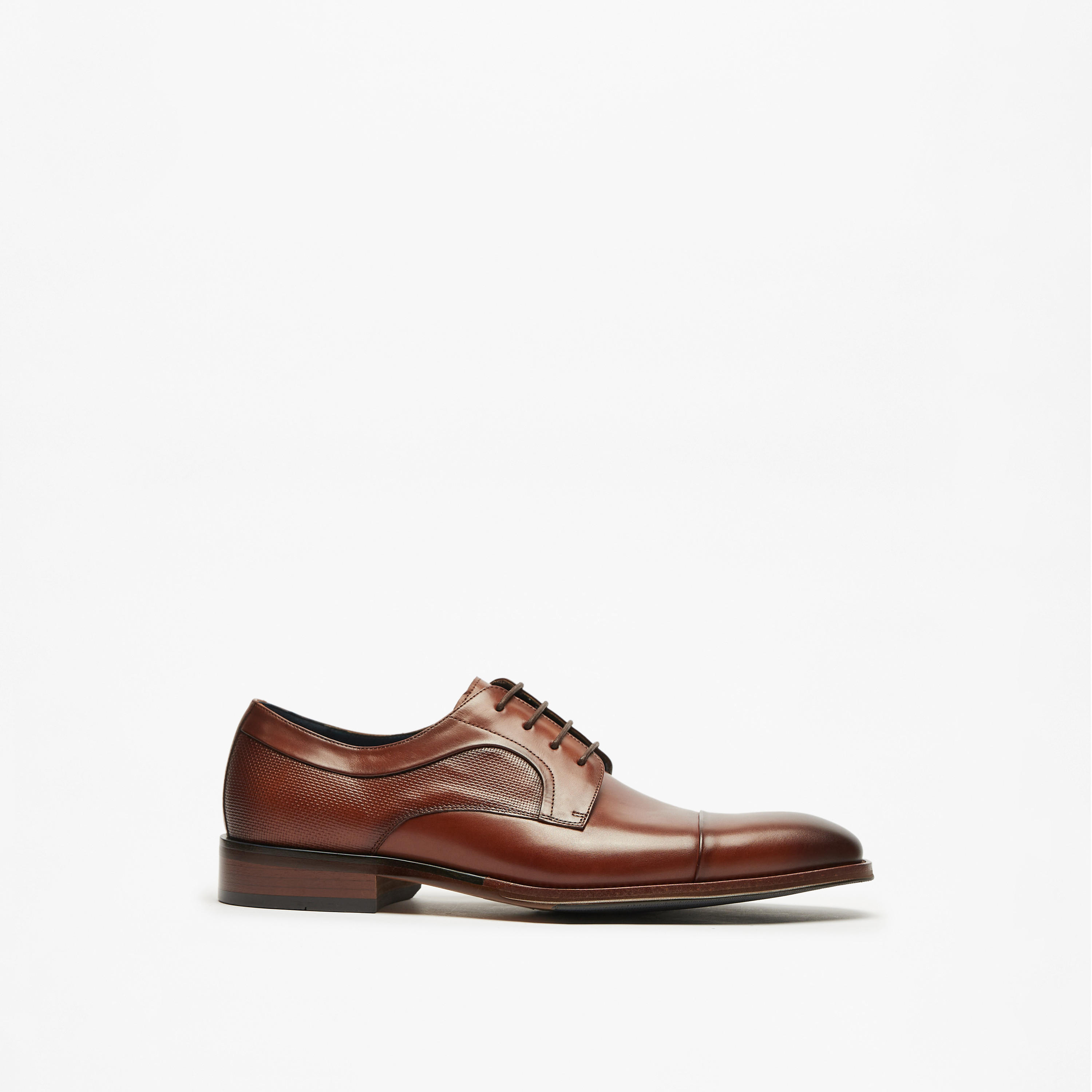 Duchini Men's Leather Lace-Up Derby Shoes-men-shoes-formalshoes-image-4