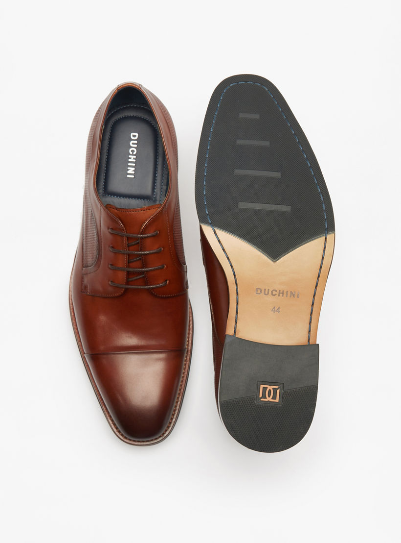 Duchini Men's Leather Lace-Up Derby Shoes-men-shoes-formalshoes-image-5