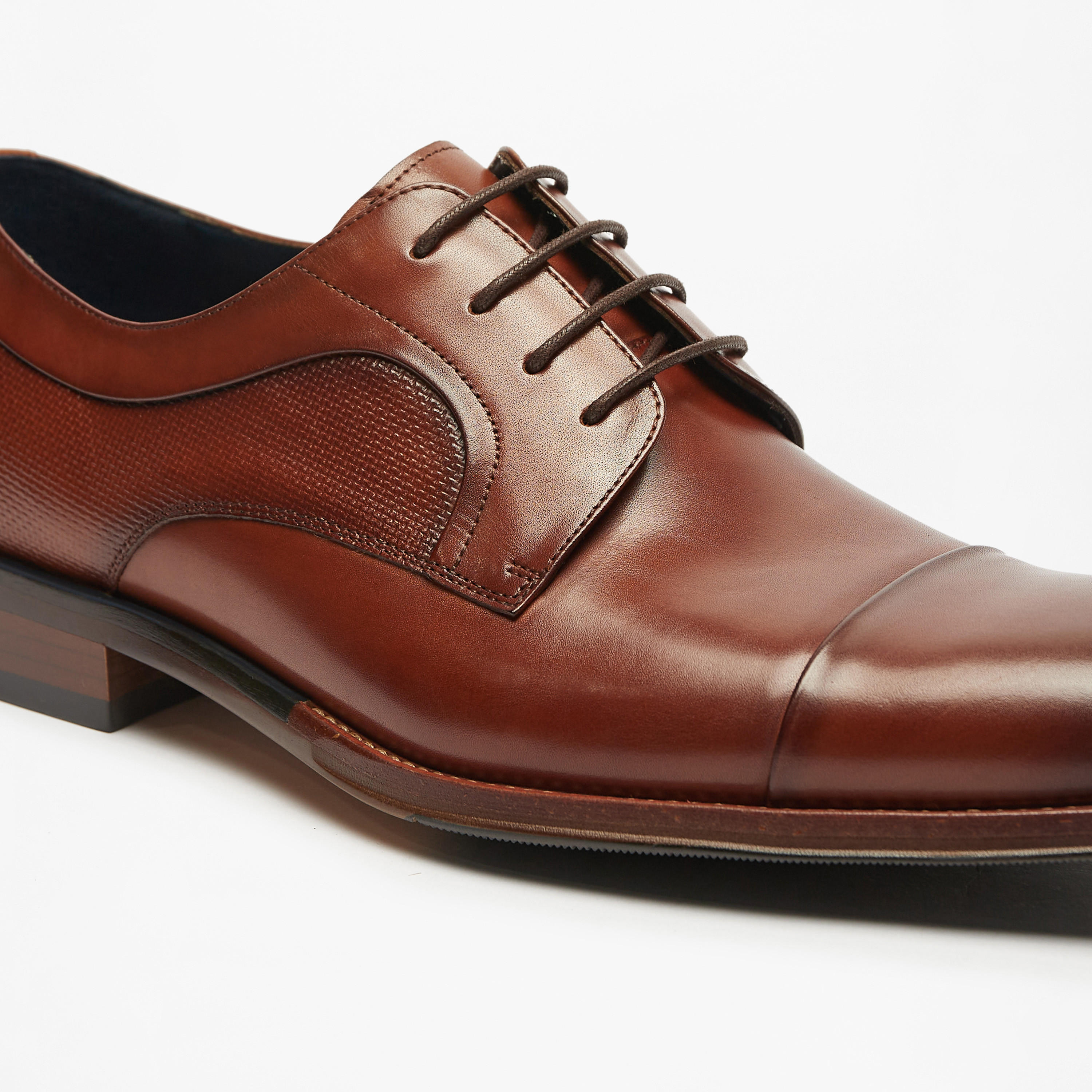 Duchini Men's Leather Lace-Up Derby Shoes-men-shoes-formalshoes-image-6