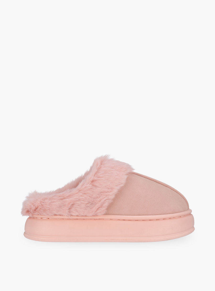 شبشب غرفة نوم فرو صناعي من لو كونفورت-women-shoes-bedroomslippers-image-2