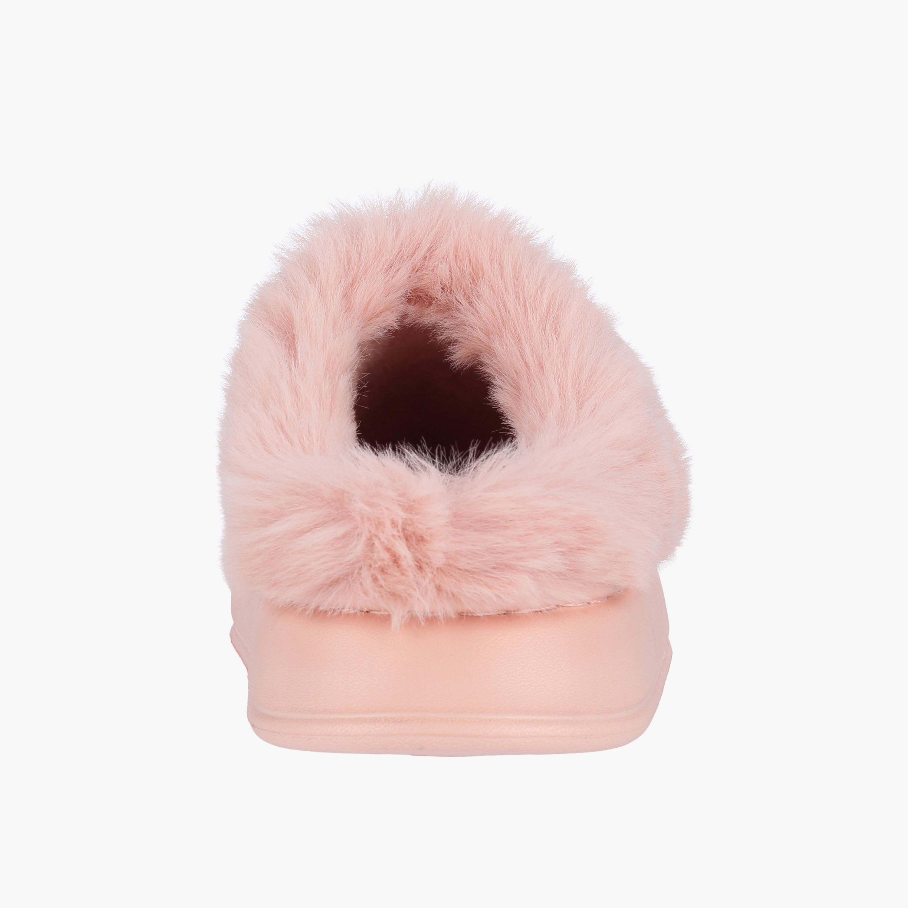 شبشب غرفة نوم فرو صناعي من لو كونفورت-women-shoes-bedroomslippers-image-4