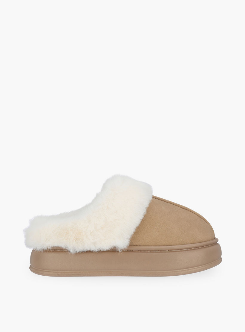 شبشب غرفة نوم فرو صناعي من لو كونفورت-women-shoes-bedroomslippers-image-2