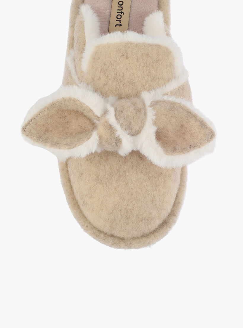 شبشب غرفة نوم قطيفة للنساء من لو كونفورت-women-shoes-bedroomslippers-image-3