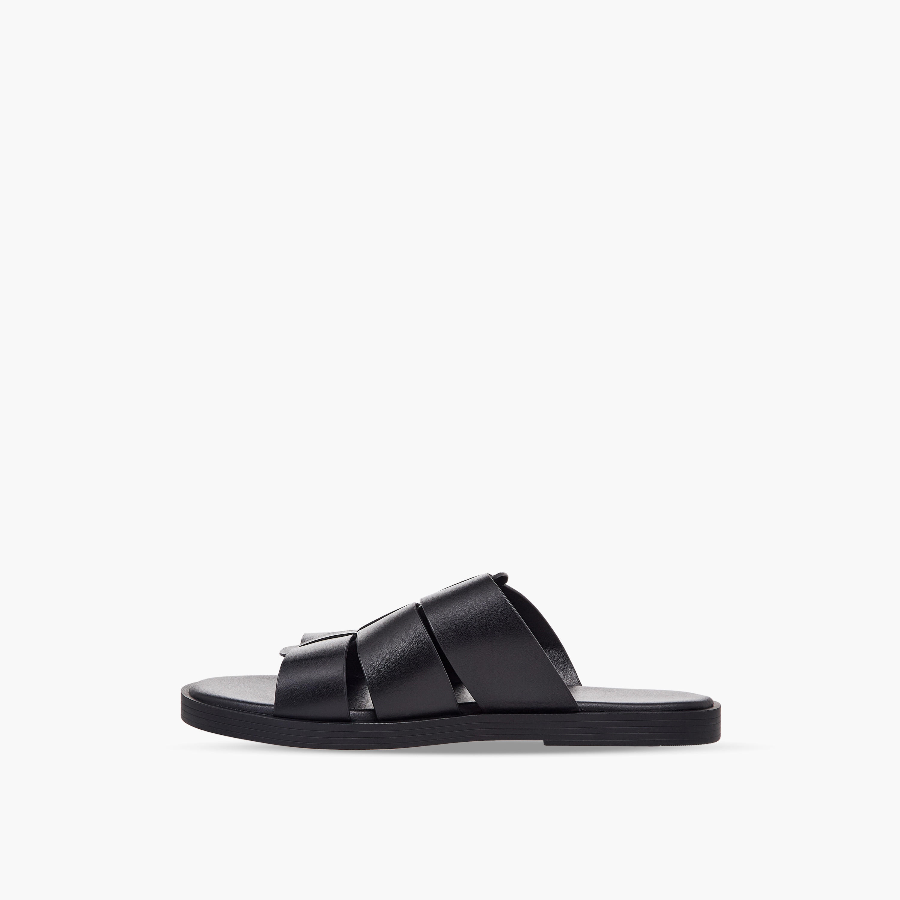 Duchini Men Slip-On Leather Comfort Sandals-men-shoes-sandals-image-5