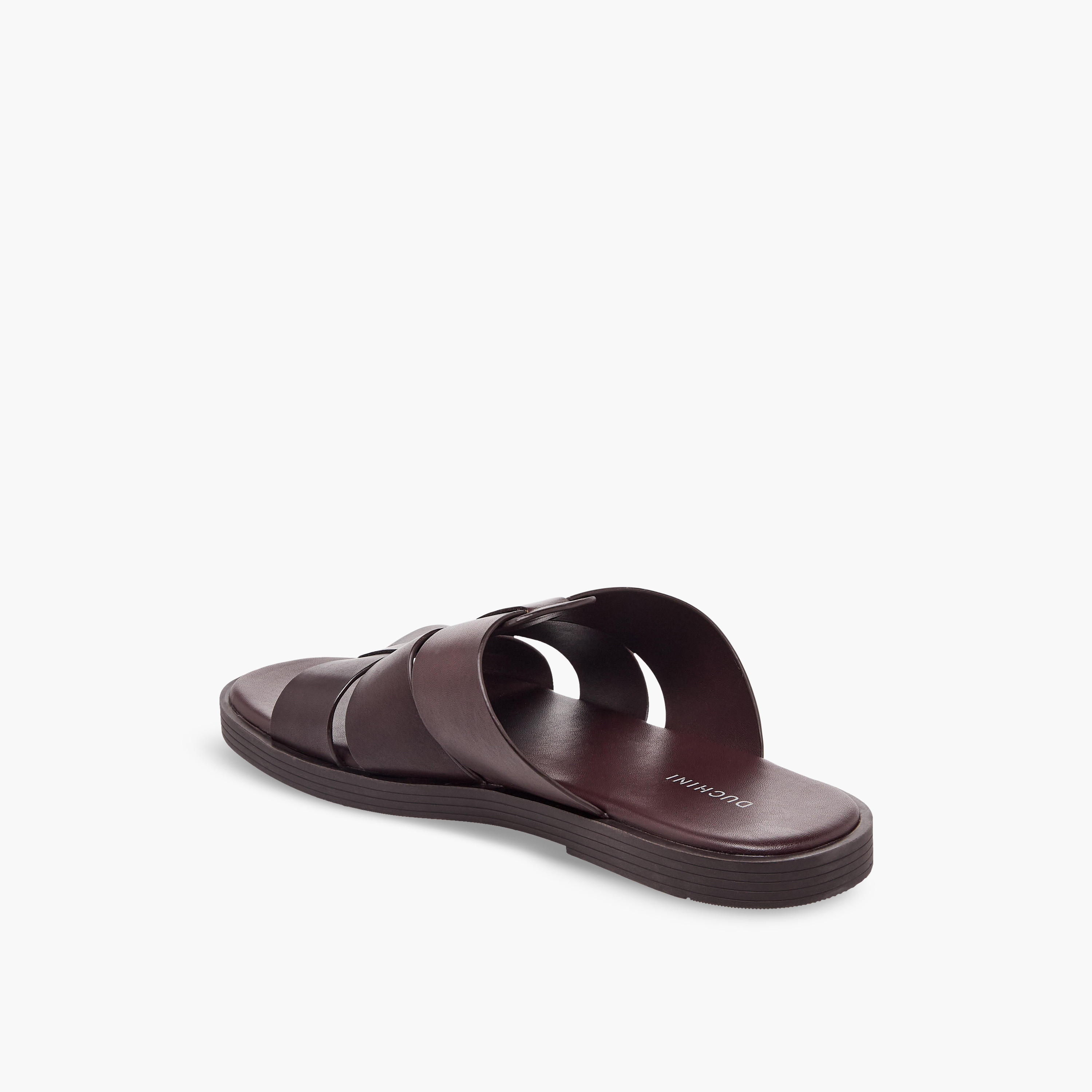 Duchini Men Slip-On Leather Comfort Sandals-men-shoes-sandals-image-4