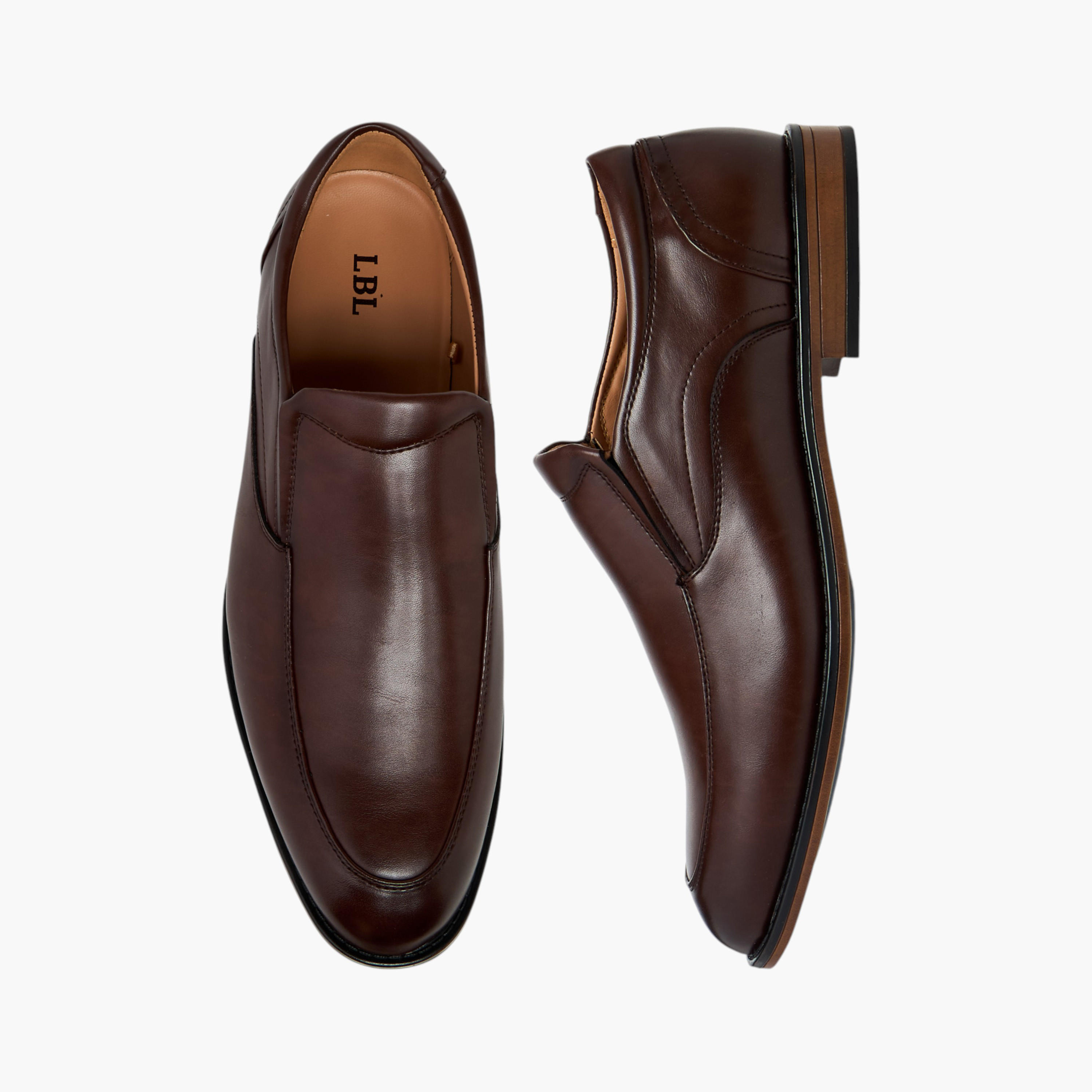 LBL by Shoexpress Solid Slip-On Loafers-men-shoes-loafersandmoccasins-image-1