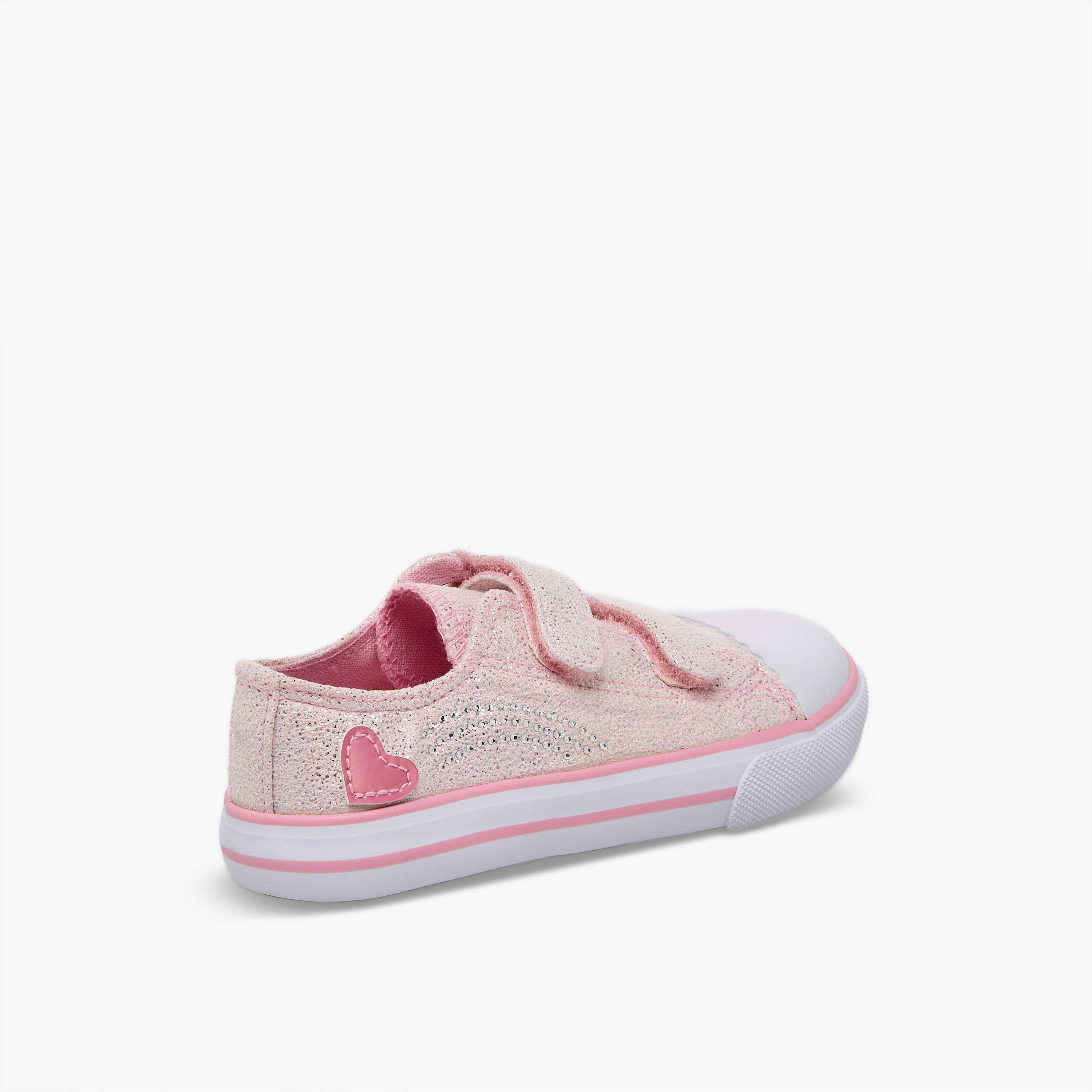 حذاء سنيكرز طول الكاحل بشريط إغلاق لاصق للبنات من فلورا بيلا-girls-shoes-sneakers-image-6