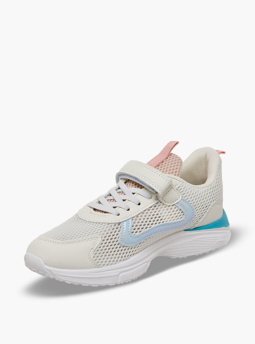 حذاء سنيكرز طول الكاحل بشريط إغلاق لاصق للبنات من فلورا بيلا-girls-shoes-sneakers-image-4