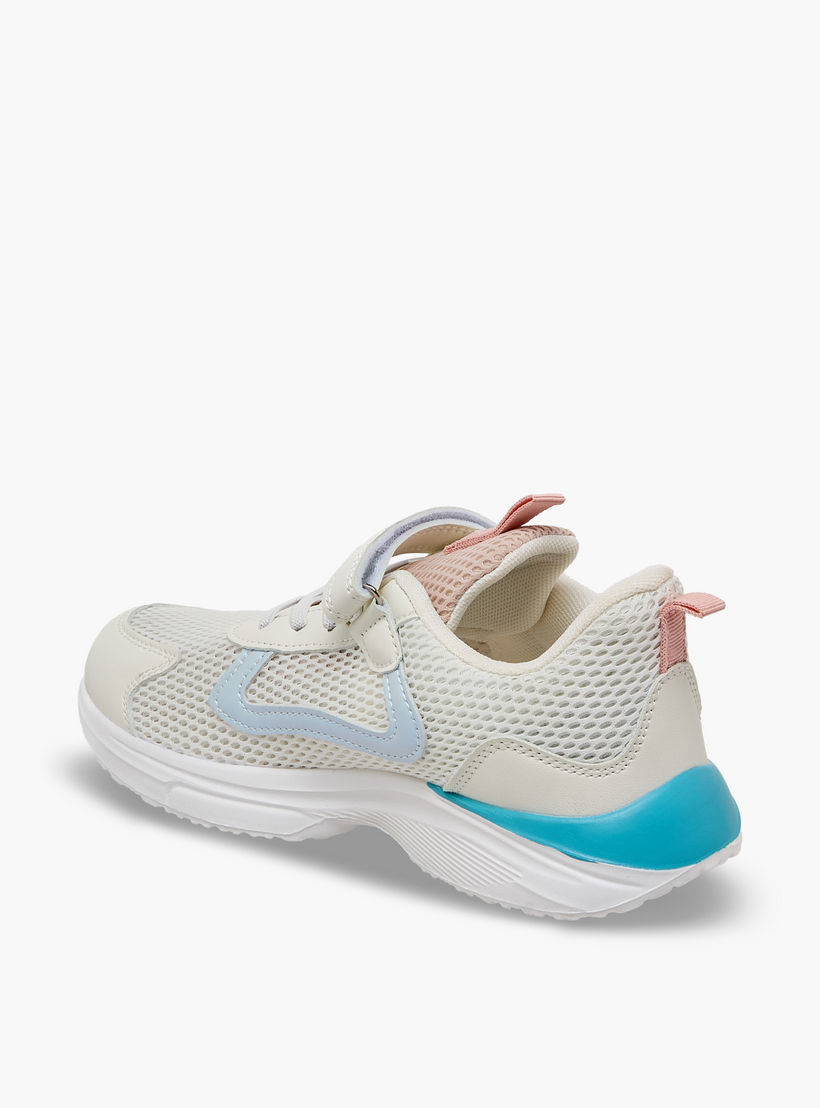 حذاء سنيكرز طول الكاحل بشريط إغلاق لاصق للبنات من فلورا بيلا-girls-shoes-sneakers-image-5