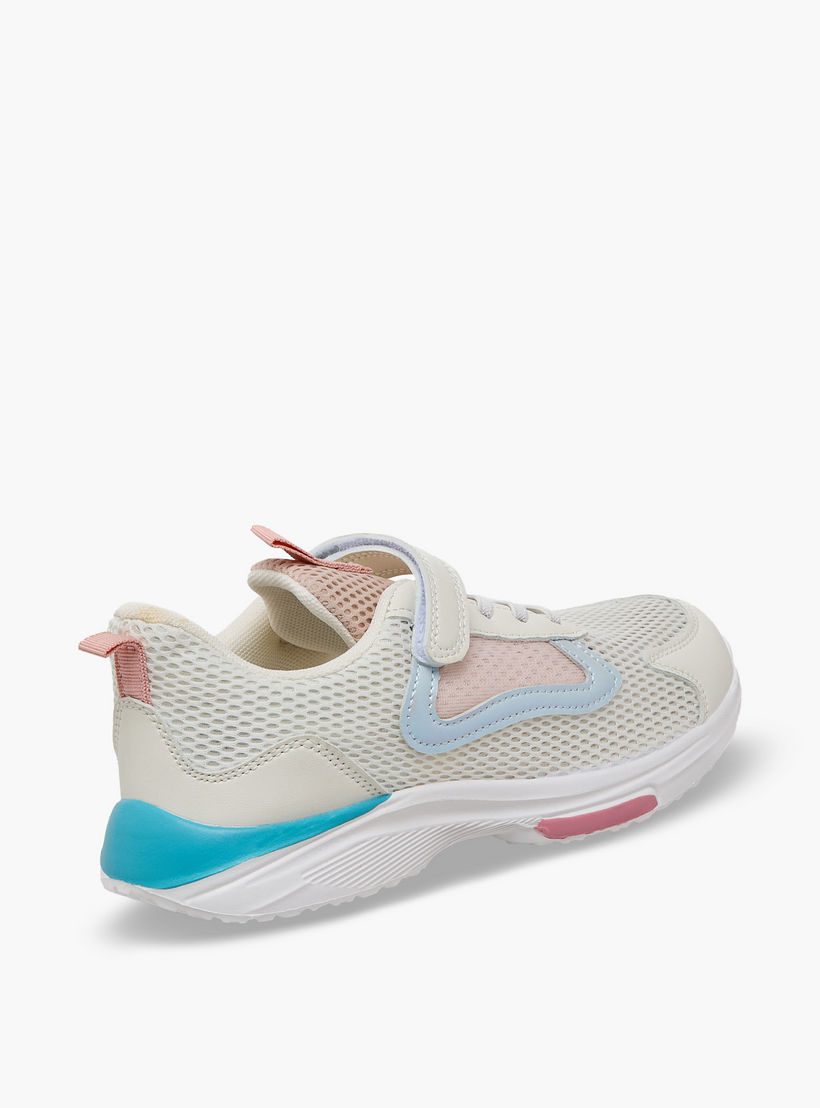 حذاء سنيكرز طول الكاحل بشريط إغلاق لاصق للبنات من فلورا بيلا-girls-shoes-sneakers-image-6