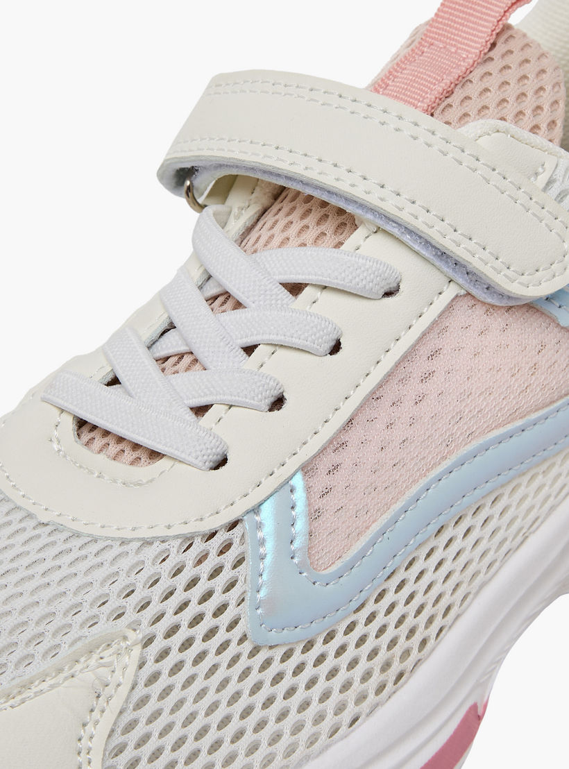 حذاء سنيكرز طول الكاحل بشريط إغلاق لاصق للبنات من فلورا بيلا-girls-shoes-sneakers-image-7