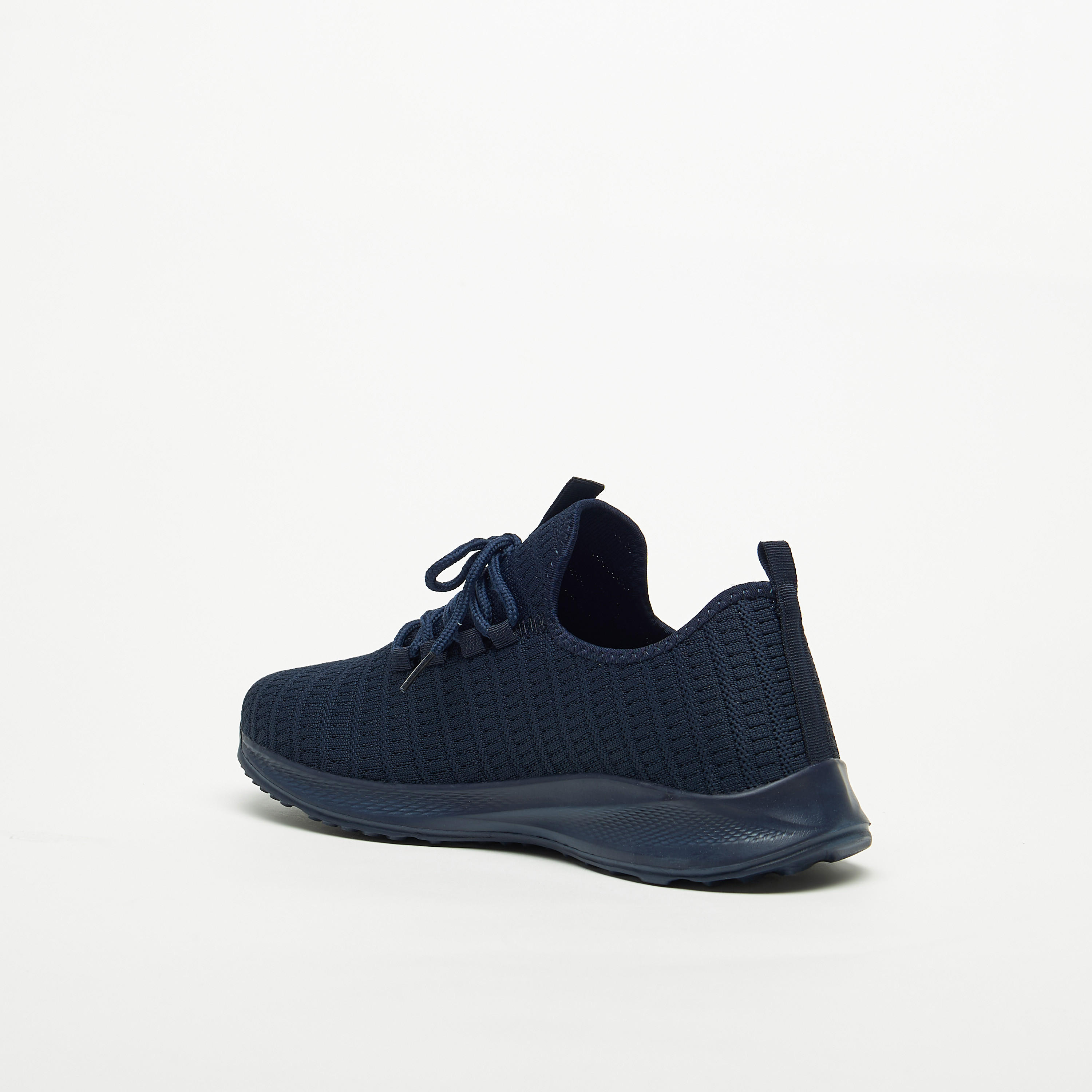 Oakland By Shoexpress Mesh Textured Shoes with Lace-Up Closure-sports-men-shoes-image-2