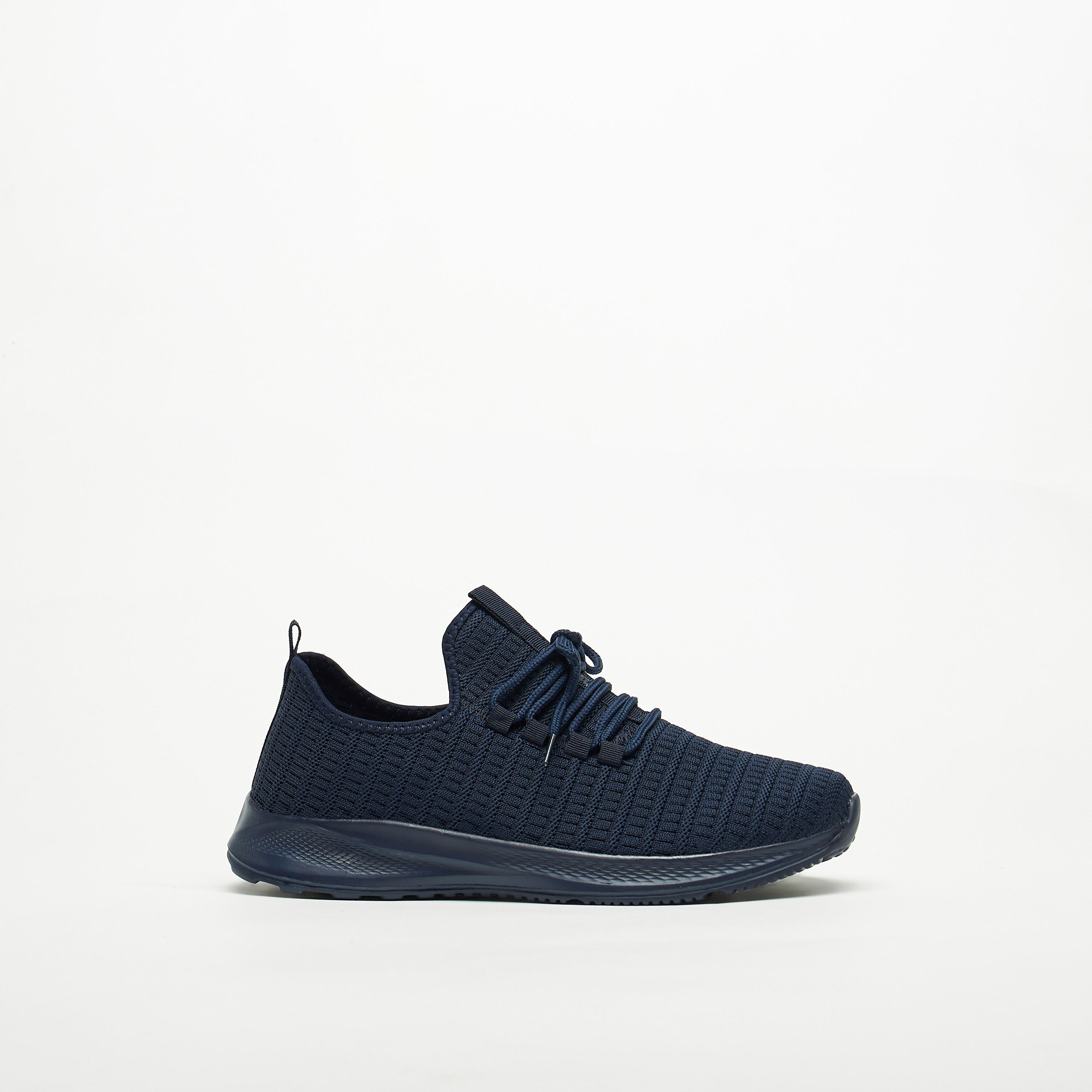 Oakland By Shoexpress Mesh Textured Shoes with Lace-Up Closure-sports-men-shoes-image-3