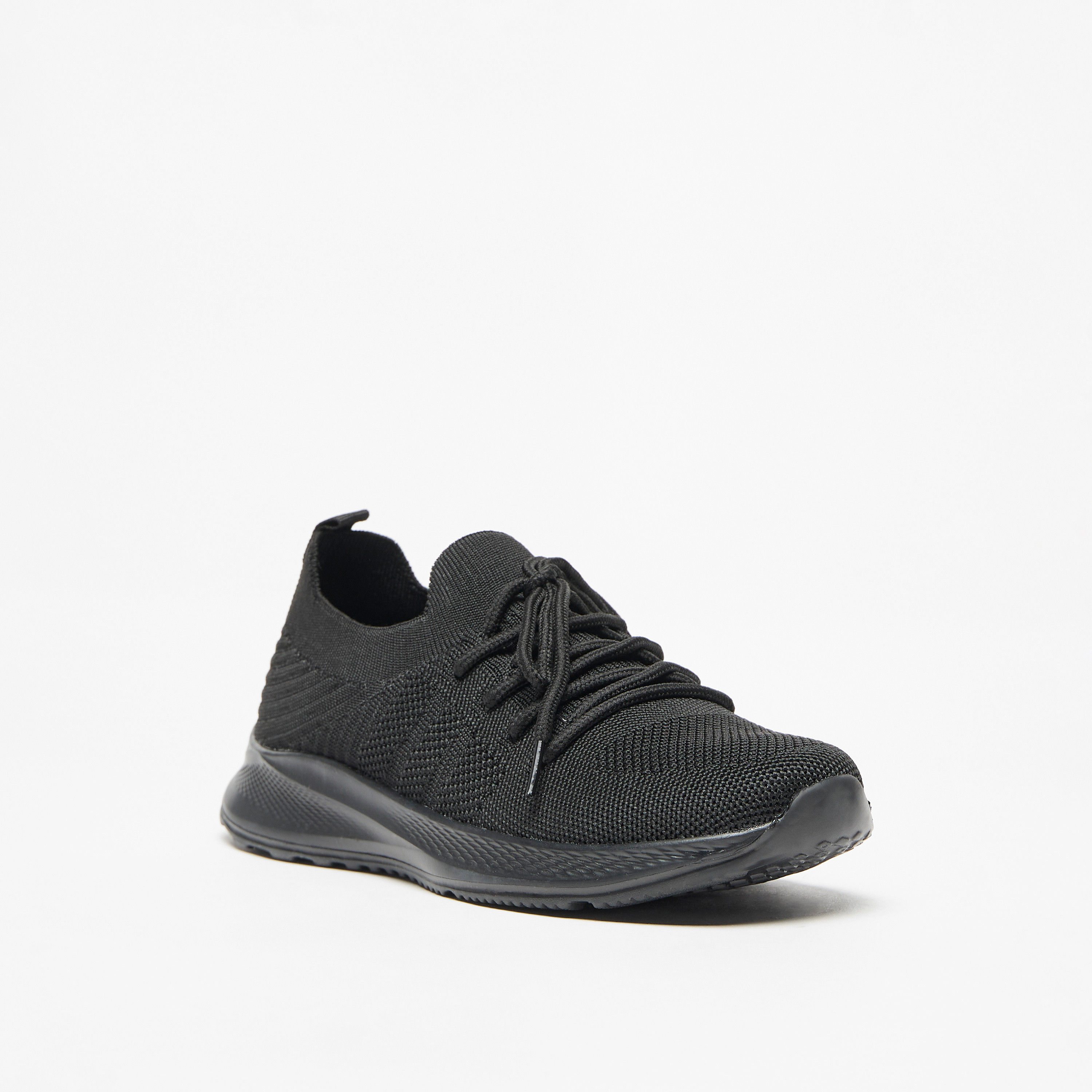 حذاء رياضي بارز الملمس برباط إغلاق من أوكلان من شو إكسبريس-women-shoes-sneakers-image-1