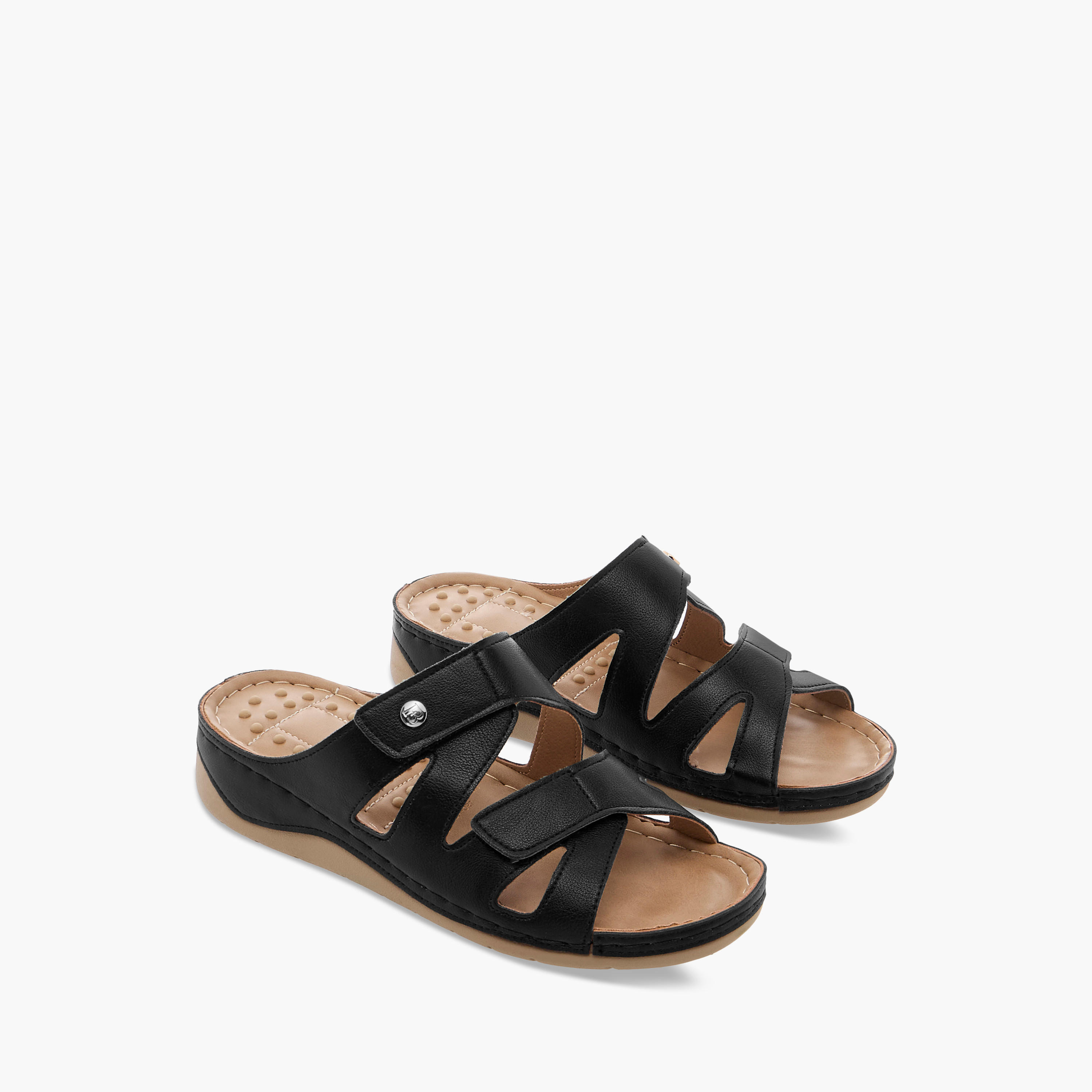 Flora Bella Solid Slip-On Strappy Sandals-women-shoes-flats-sandals-image-1