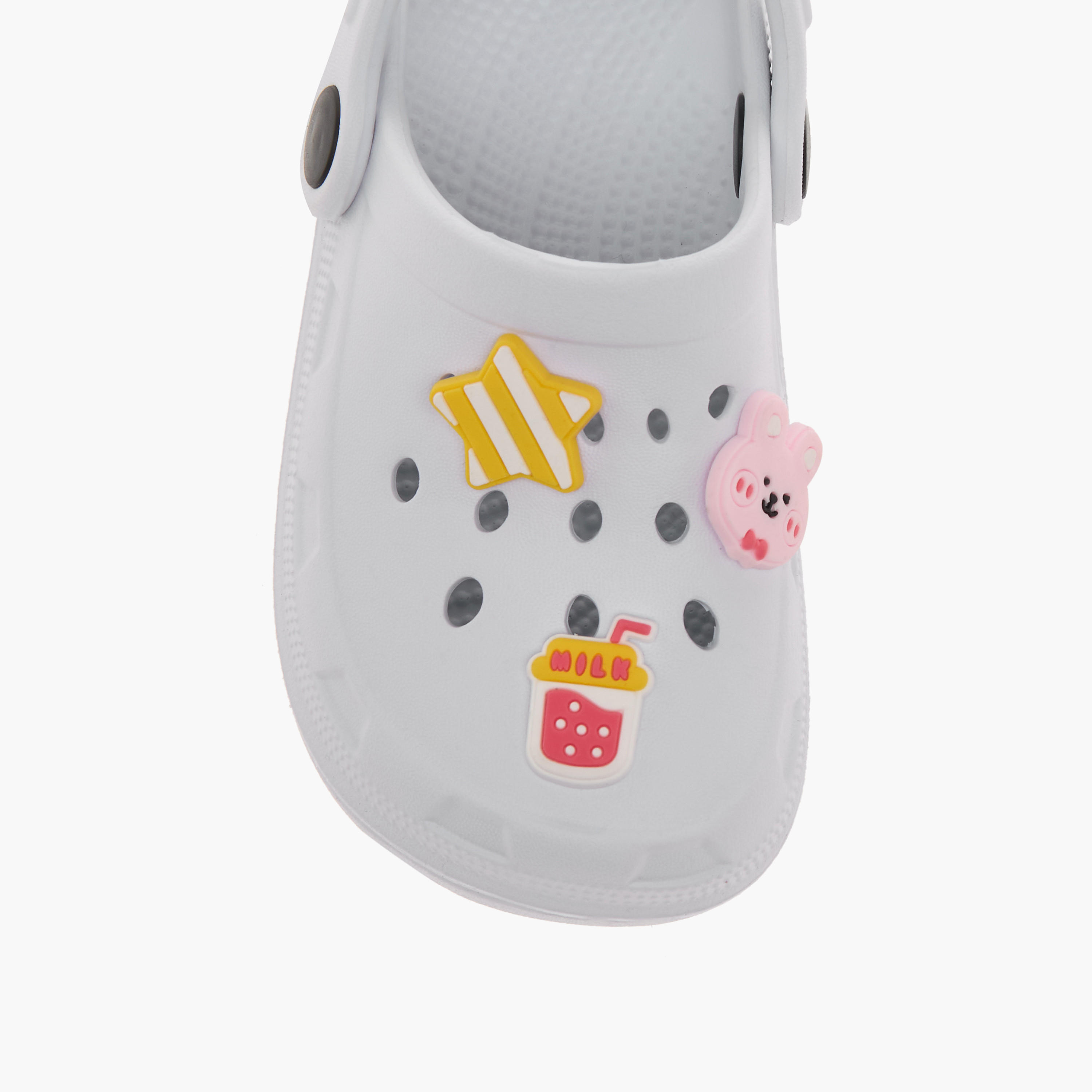 صندل كلوج بنقوش وحزام خلفي من فلورا بيلا-girls-shoes-sandals-image-4
