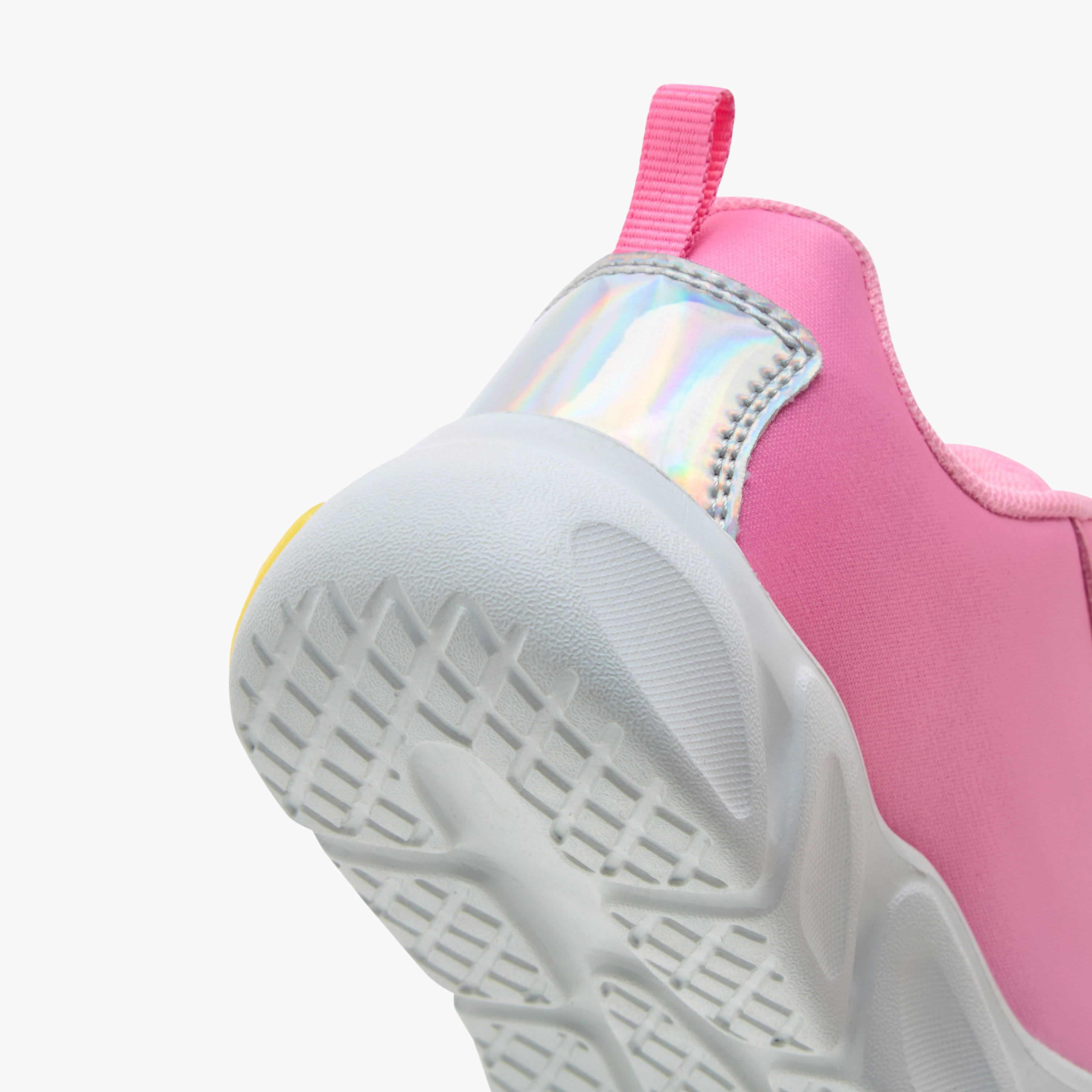 Barbie Print Light-Up Sneakers with Hook and Loop Closure-girls-shoes-sneakers-image-6