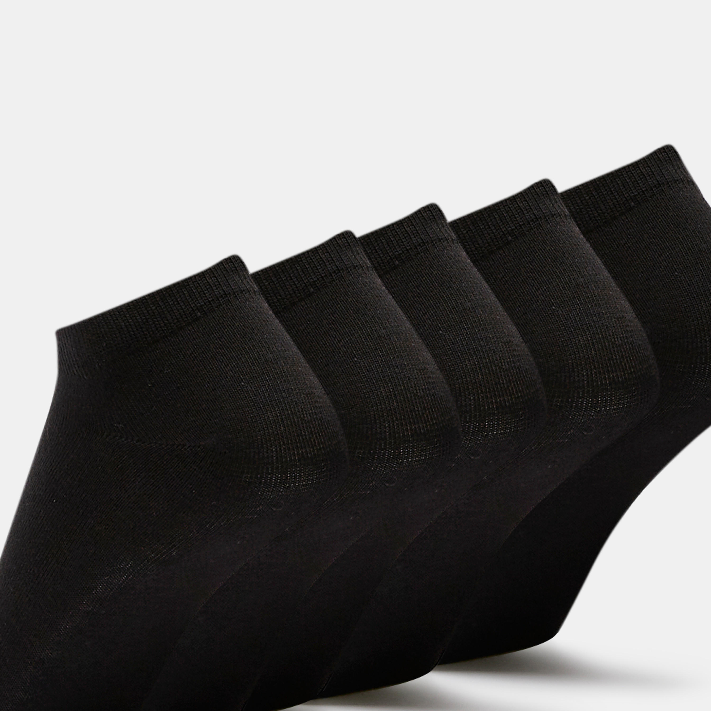 Shoemart Solid Ankle Length Socks - Set of 5-men-socks-image-3