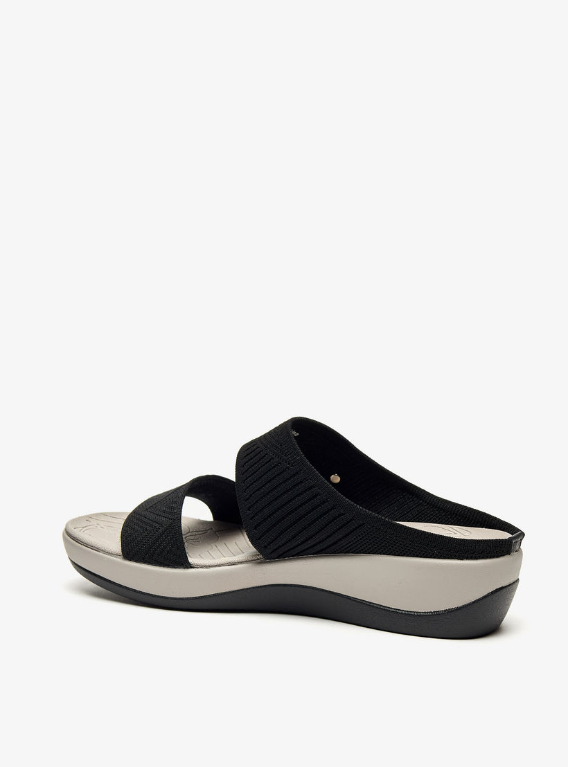 Le Confort Mesh Slip-On Strap Sandals with Flatform Heels-women-shoes-sandals-heeled-image-2