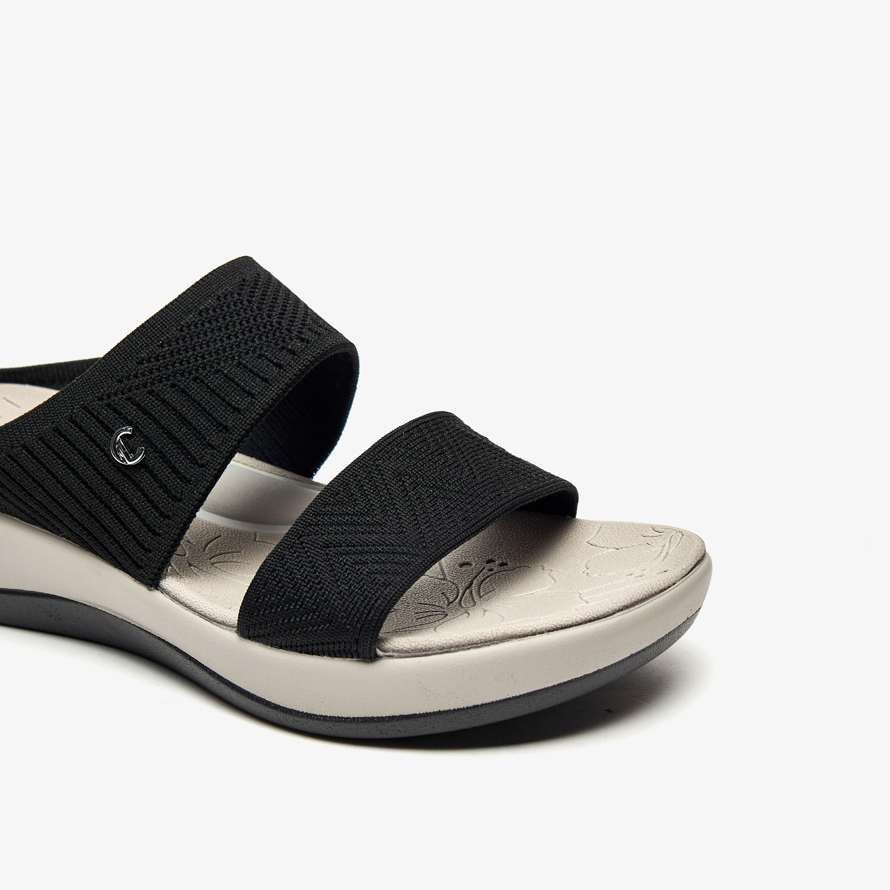 Le Confort Mesh Slip-On Strap Sandals with Flatform Heels-women-shoes-sandals-heeled-image-5