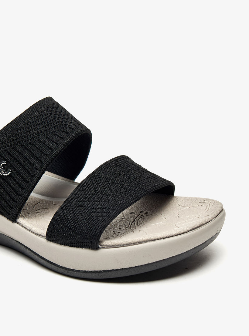 Le Confort Mesh Slip-On Strap Sandals with Flatform Heels-women-shoes-sandals-heeled-image-5
