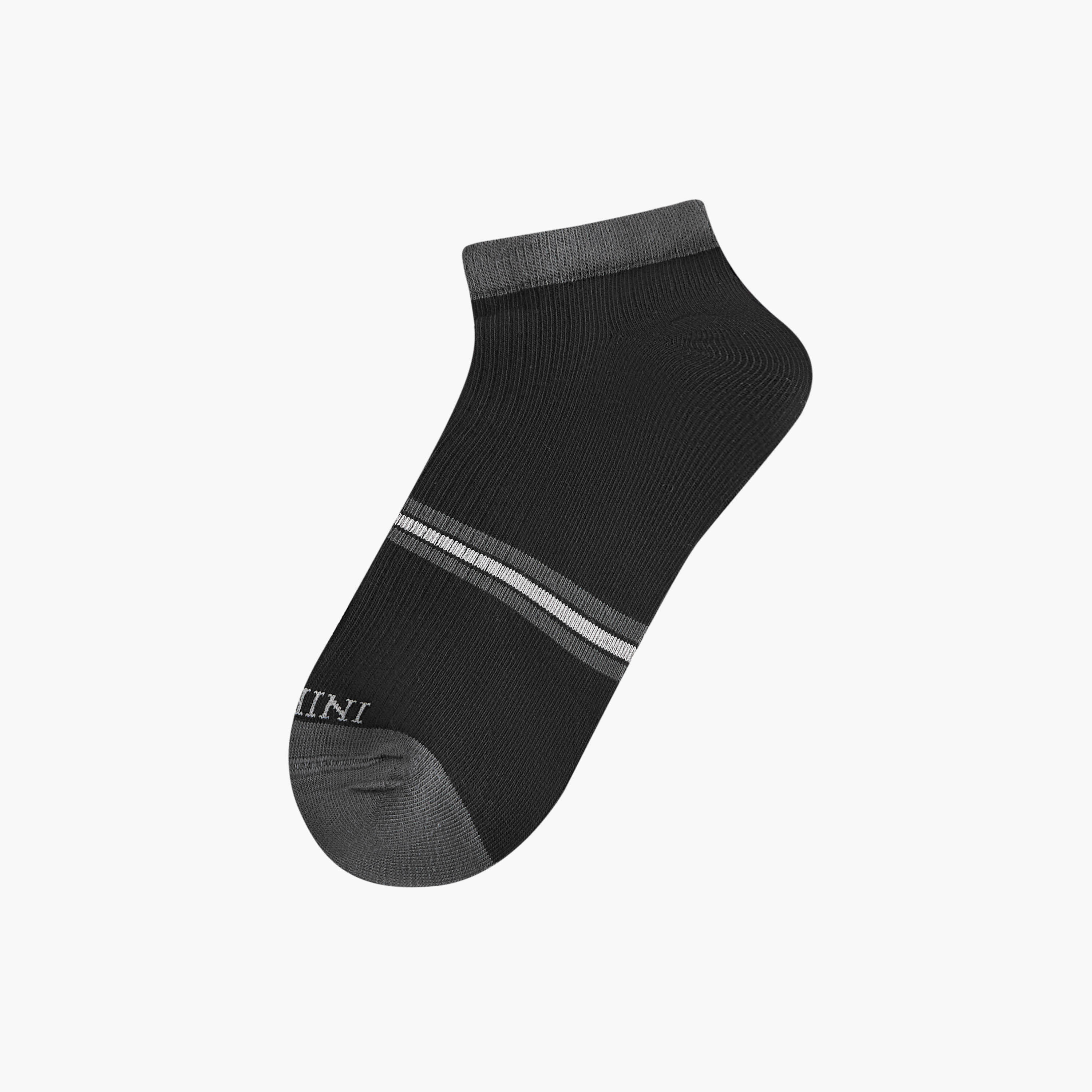 Duchini Striped Ankle Length Socks - Set of 5-men-socks-image-2