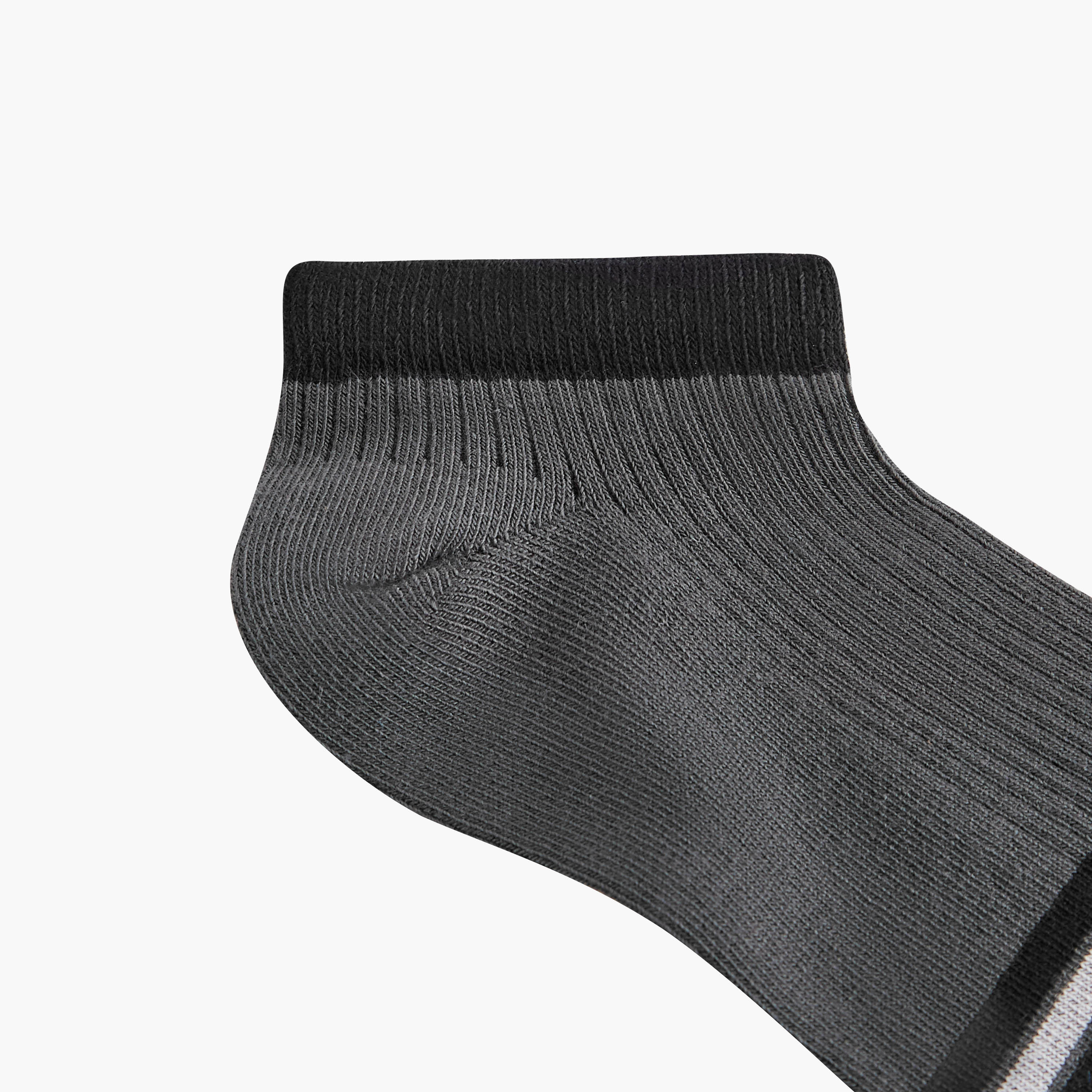 Duchini Striped Ankle Length Socks - Set of 5-men-socks-image-5