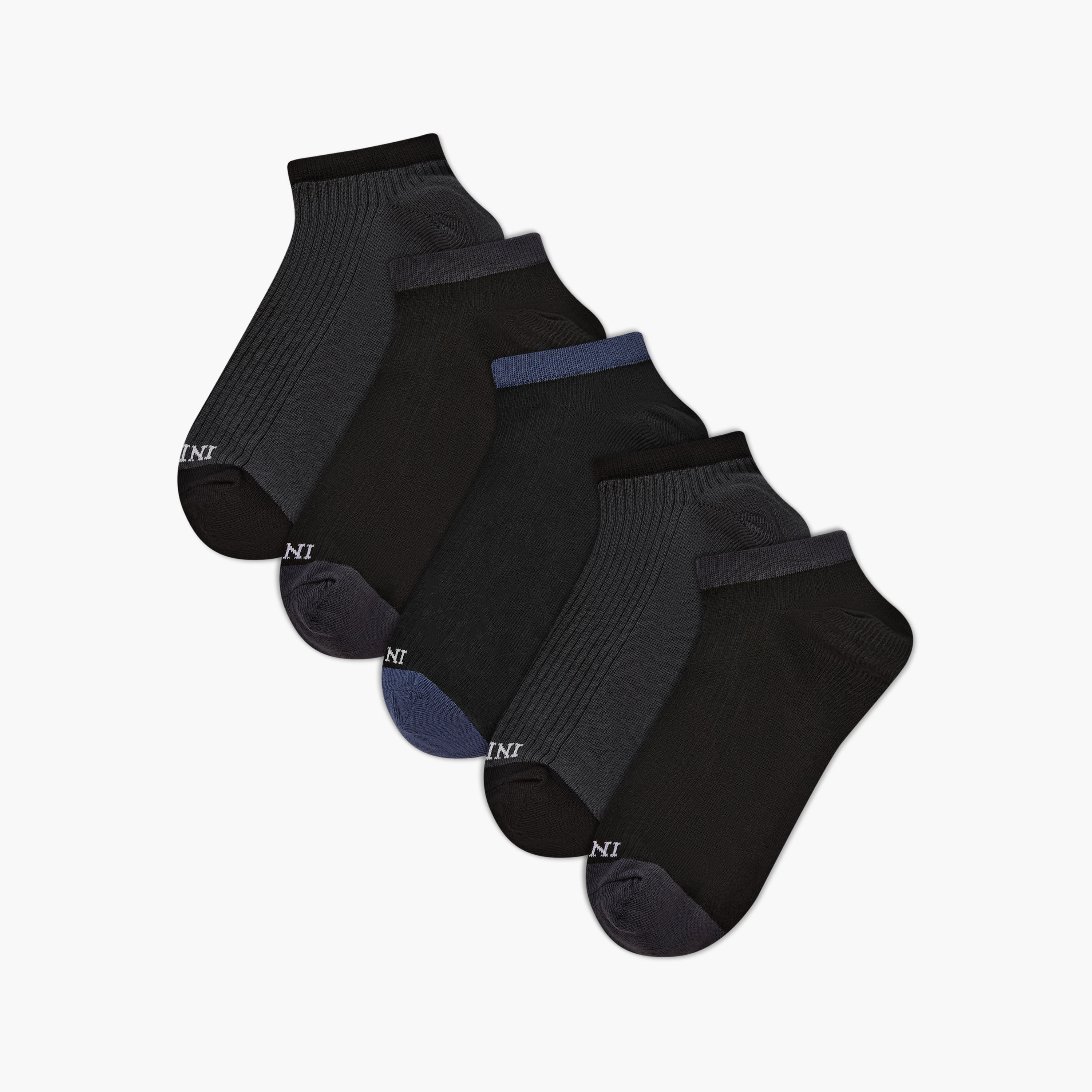 Duchini Men Ankle Length Socks - Set of 5-men-socks-image-1