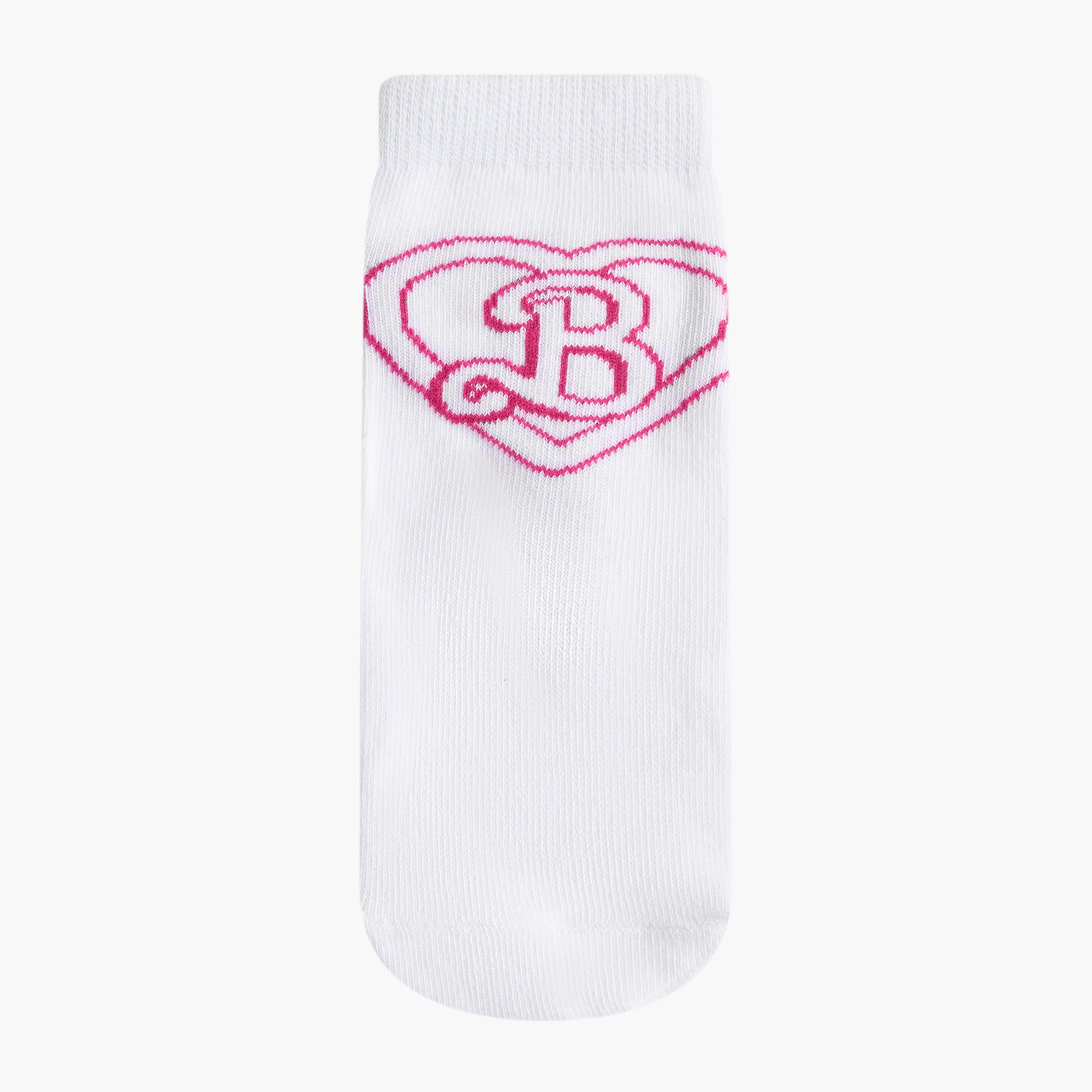 Barbie Print Non-Terry Ankle Length Socks - Set of 5-girls-accessories-socks-image-2