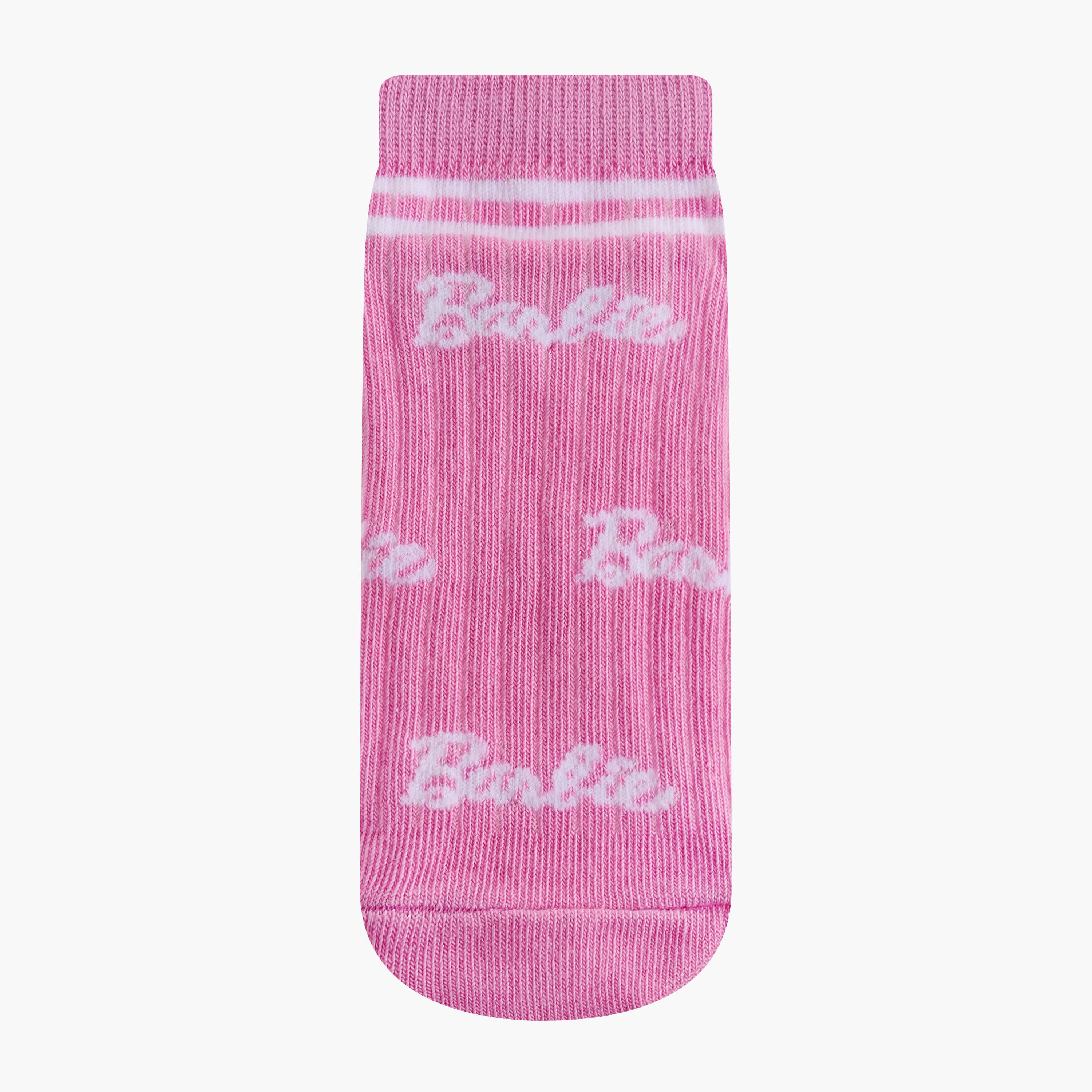Barbie Printed Non Terry Ankle Length Socks - Set of 5-girls-accessories-socks-image-2