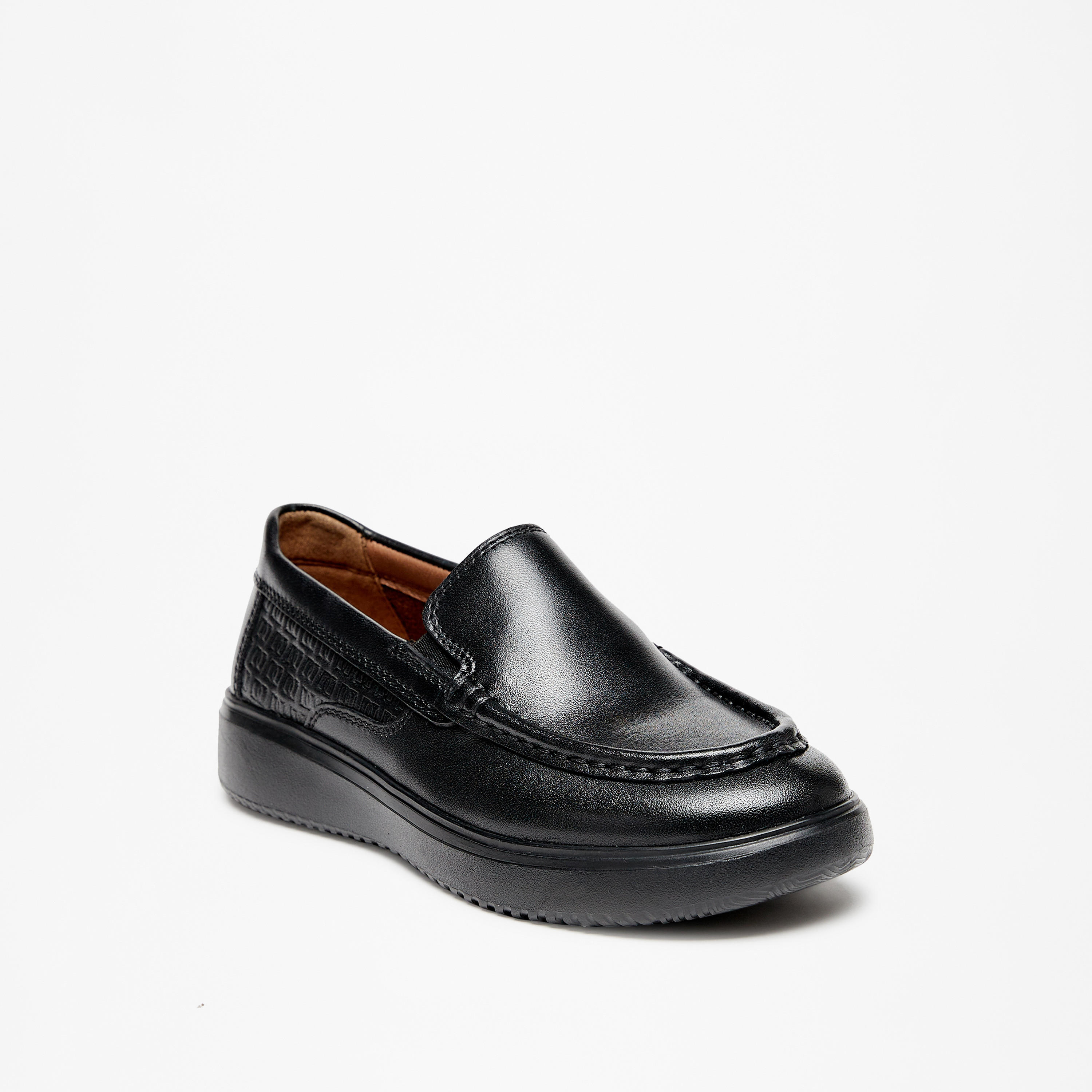 Mister Duchini Solid Slip-On Loafers-boys-shoes-loafers-image-1