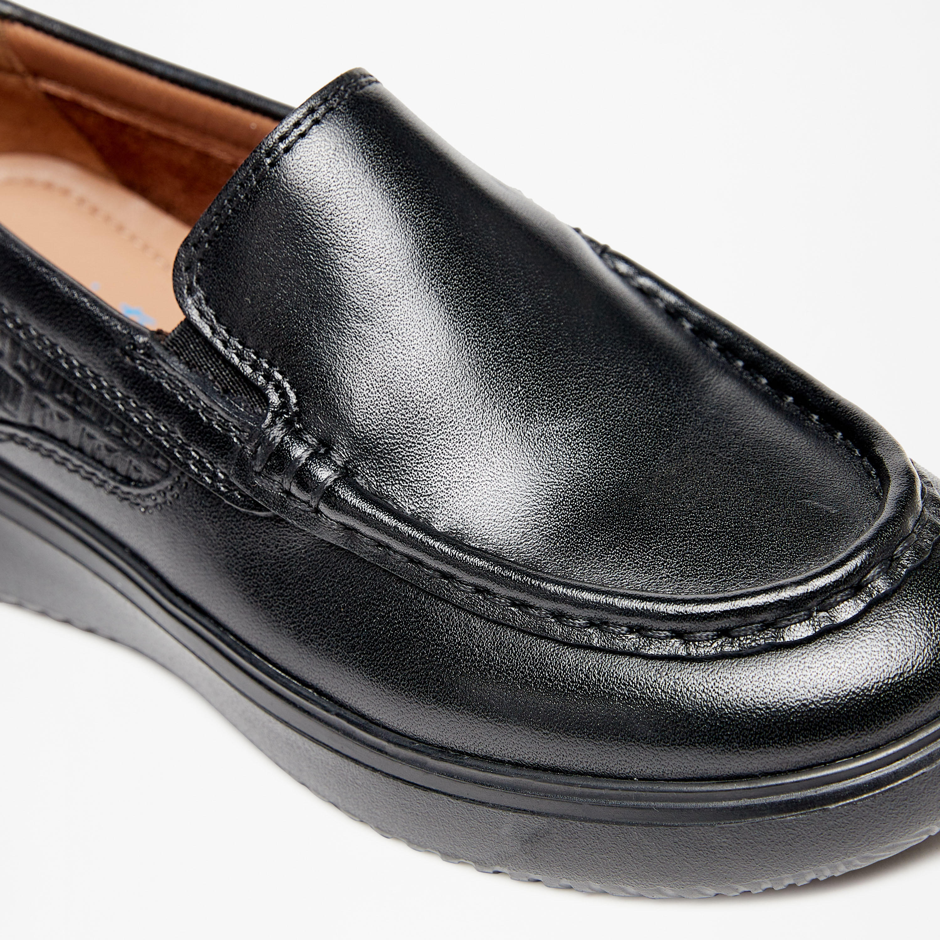 Mister Duchini Solid Slip-On Loafers-boys-shoes-loafers-image-5