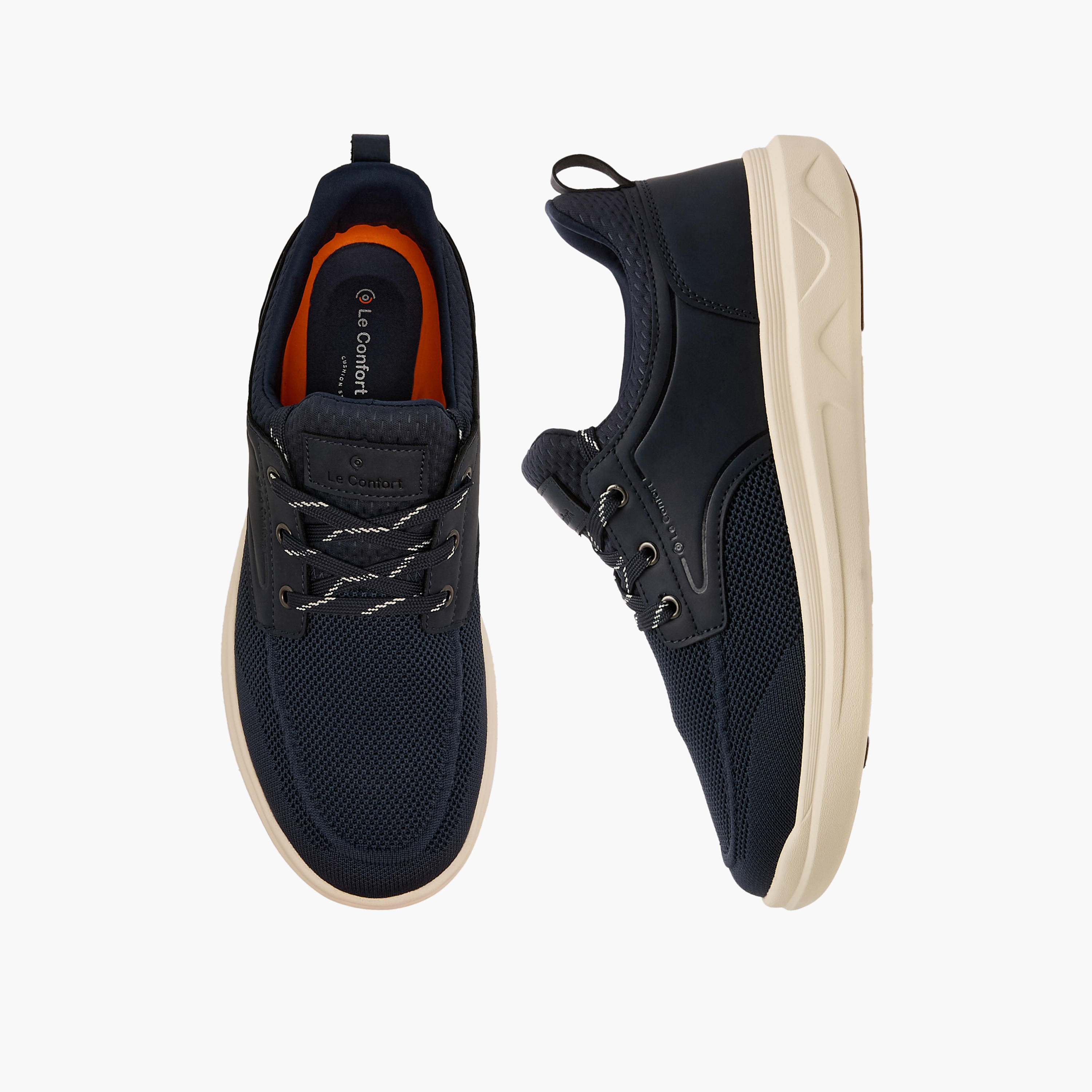 Le Confort Men Lace-Up Ankle Sneakers-men-shoes-sneakers-image-1