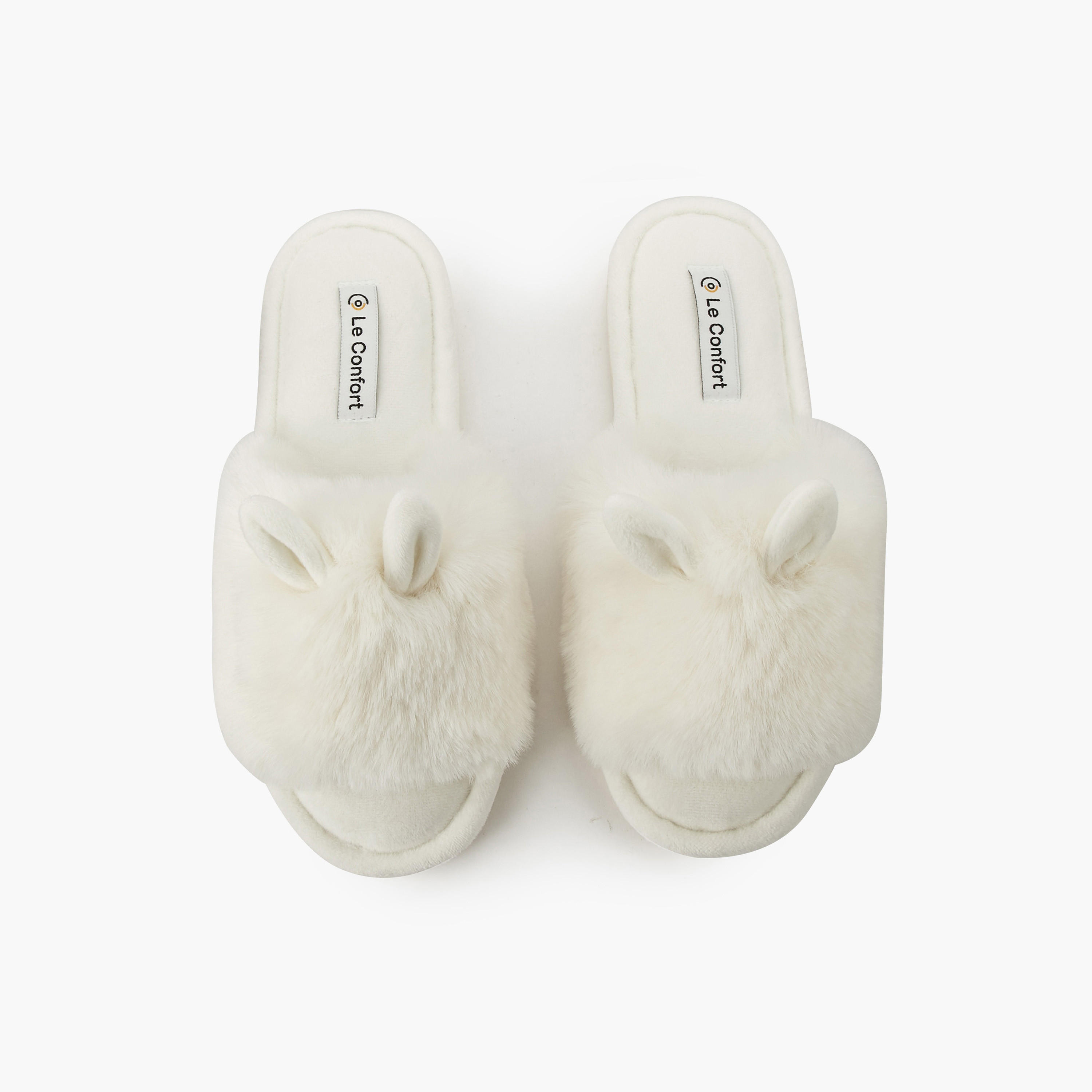 Le Confort Women Ear Applique Bedroom Slippers-women-shoes-bedroomslippers-image-1
