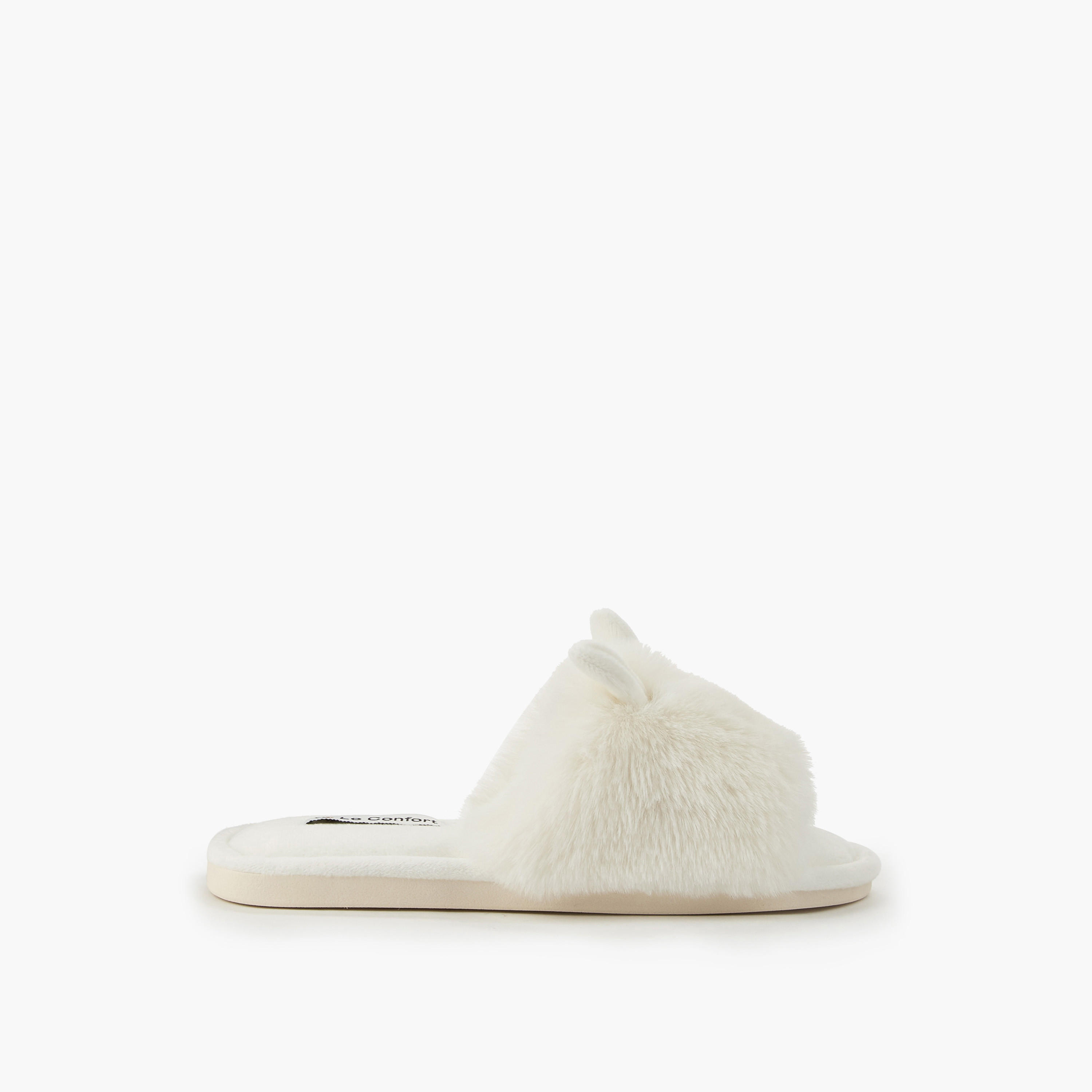 Le Confort Women Ear Applique Bedroom Slippers-women-shoes-bedroomslippers-image-2
