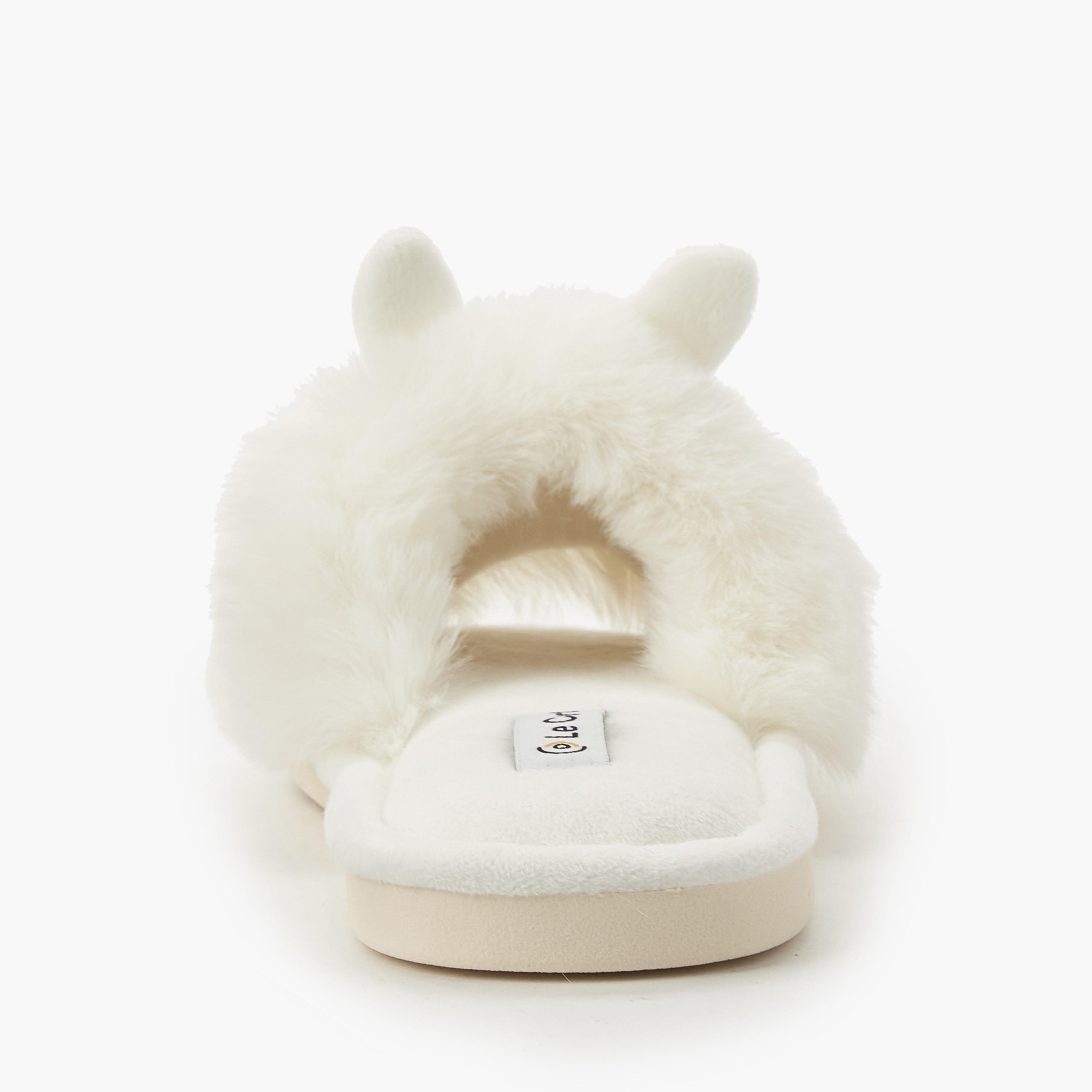 Le Confort Women Ear Applique Bedroom Slippers-women-shoes-bedroomslippers-image-5