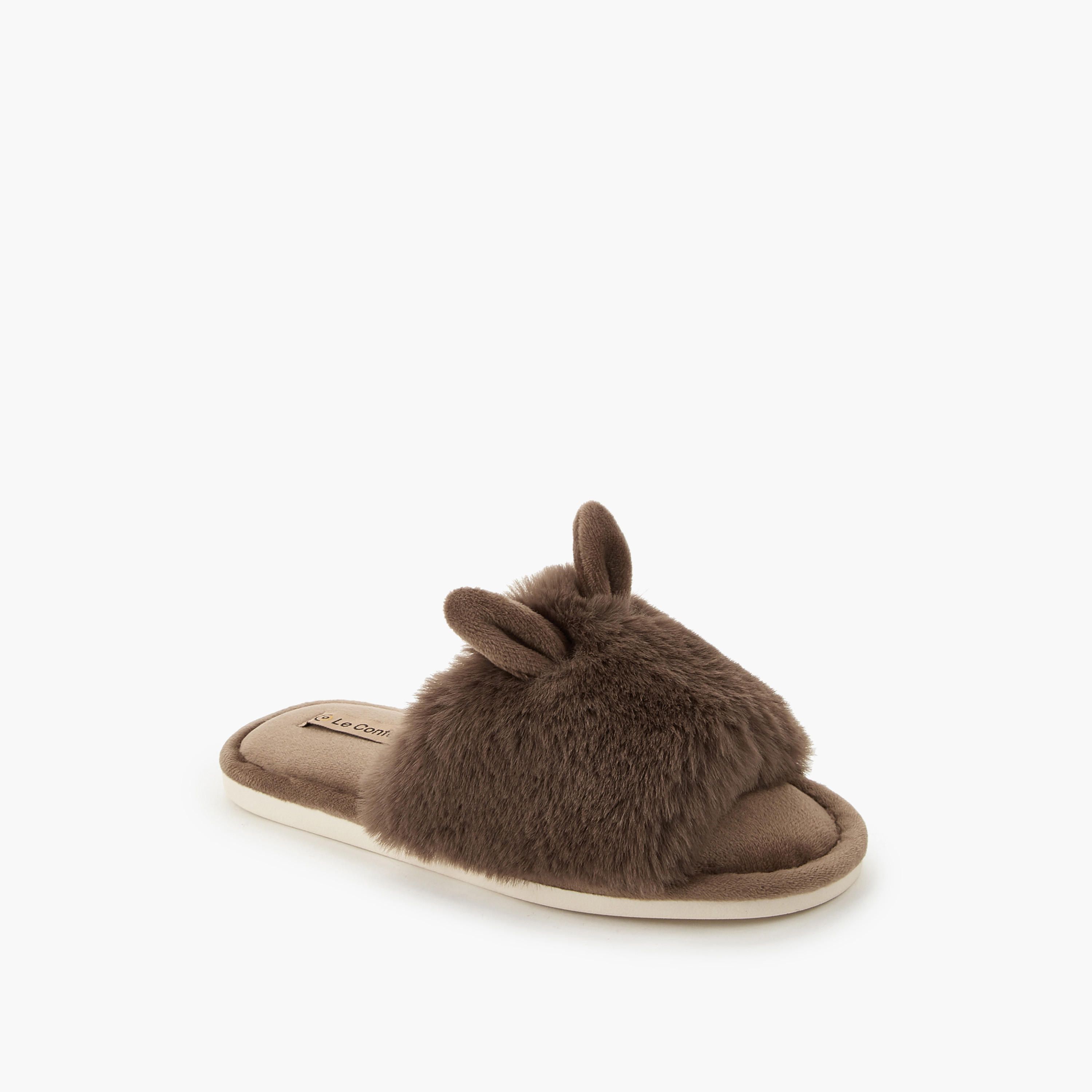 Le Confort Women Ear Applique Bedroom Slippers-women-shoes-bedroomslippers-image-3