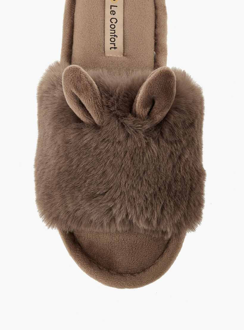 Le Confort Women Ear Applique Bedroom Slippers-women-shoes-bedroomslippers-image-4