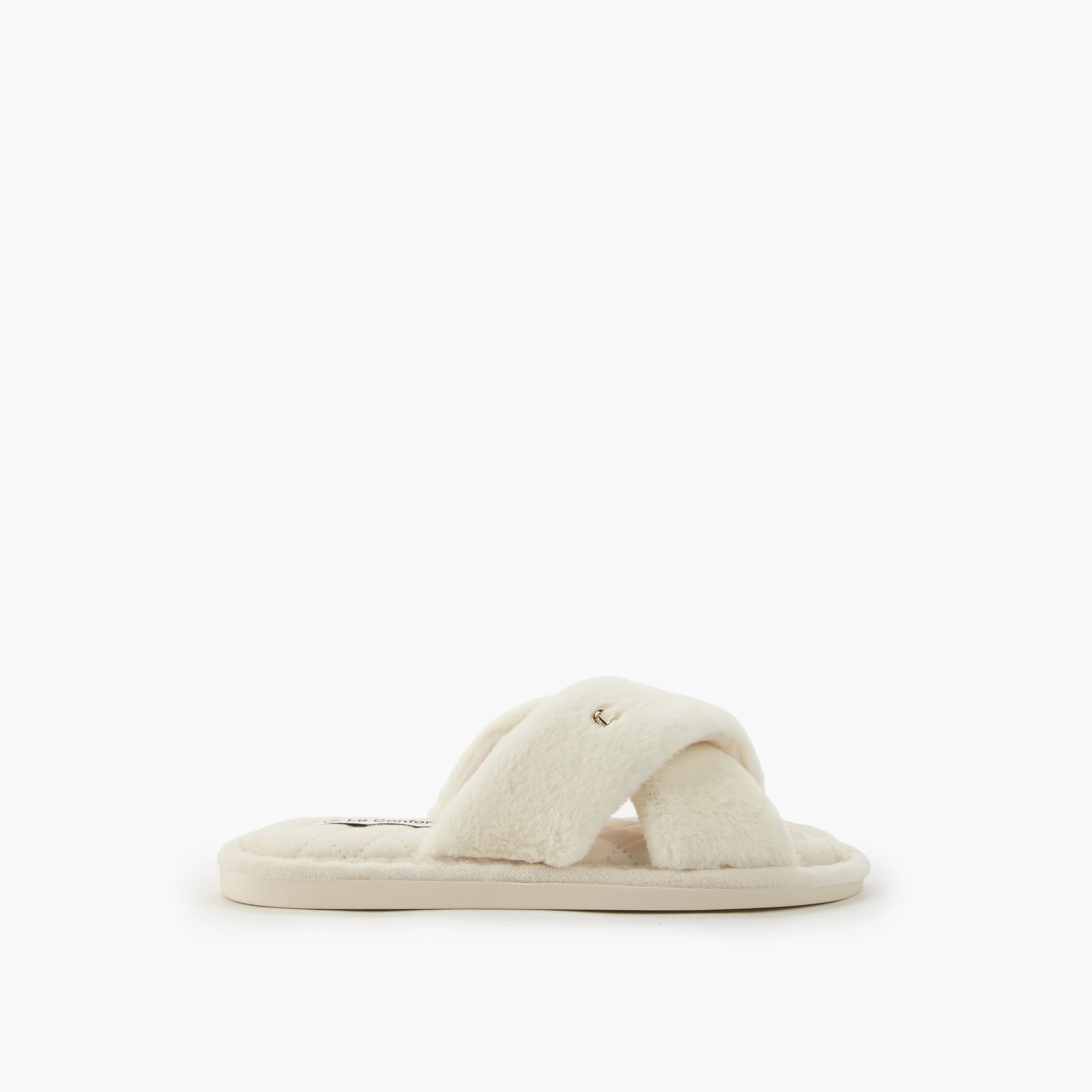 Le Confort Women Cross Strap Bedroom Slippers-women-shoes-bedroomslippers-image-2